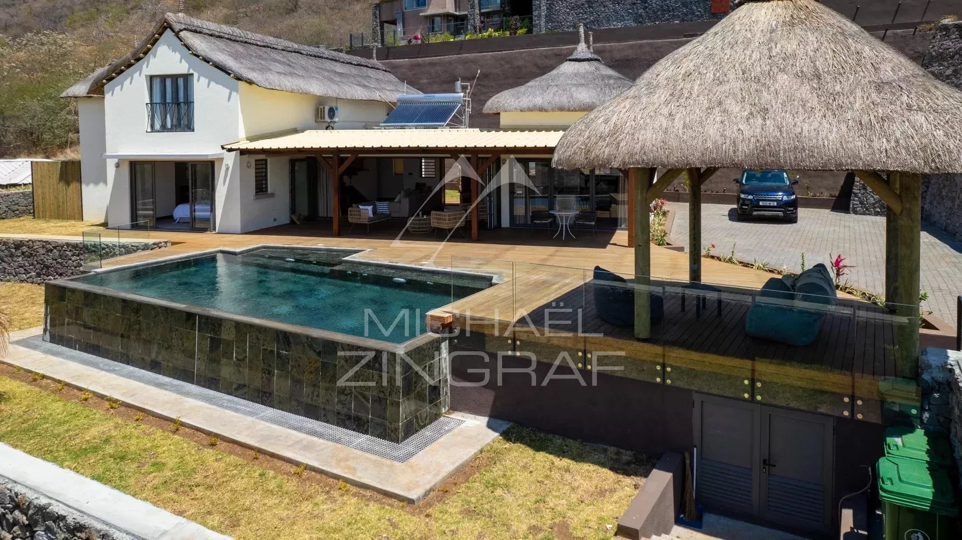 Villa avec vue mer et montagnes à Tamarin