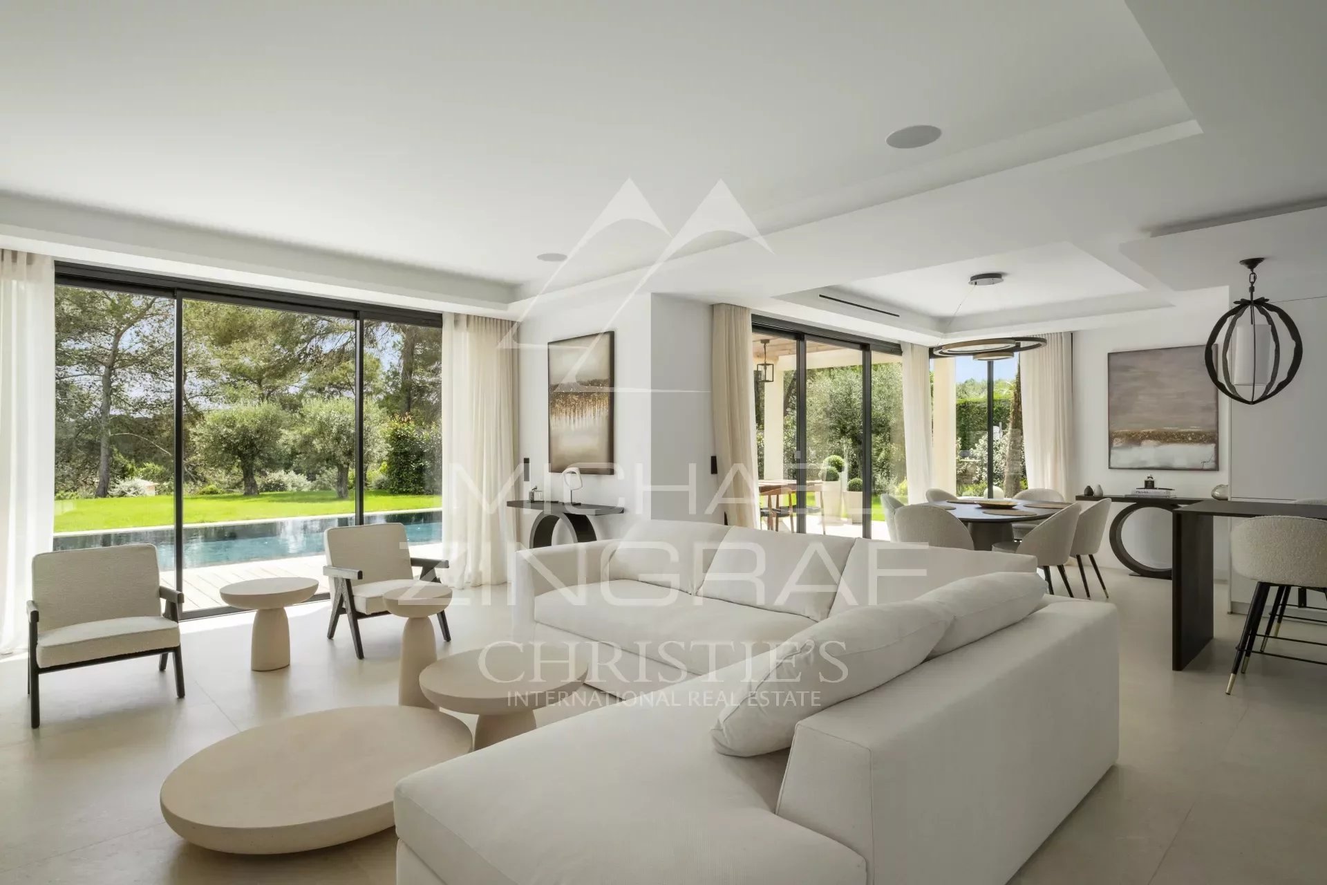 Proche Mougins et Valbonne - Villa contemporaine - 3 chambres