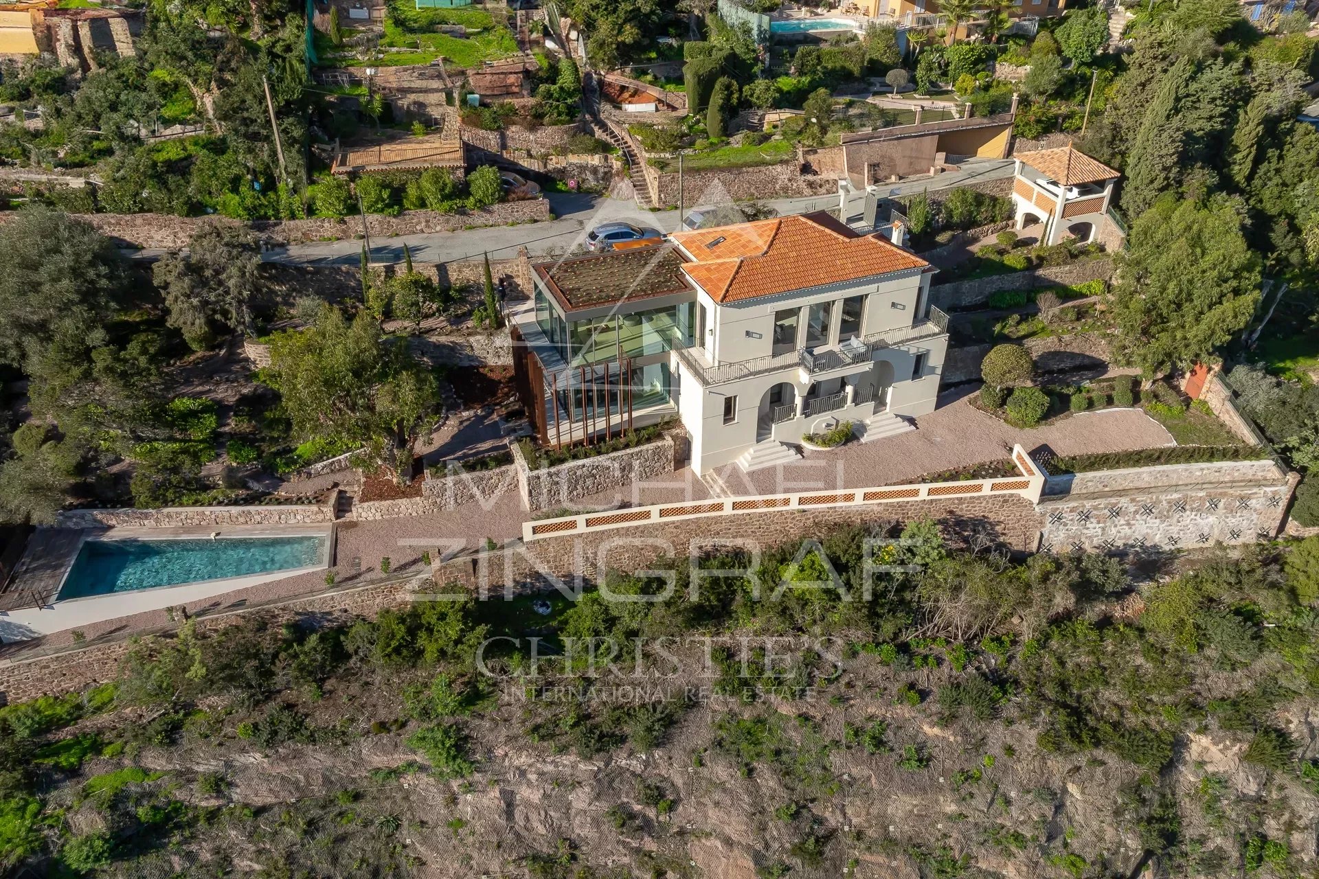 In der Nähe von Cannes - Théoule-Sur-Mer - Villa mit Meerblick