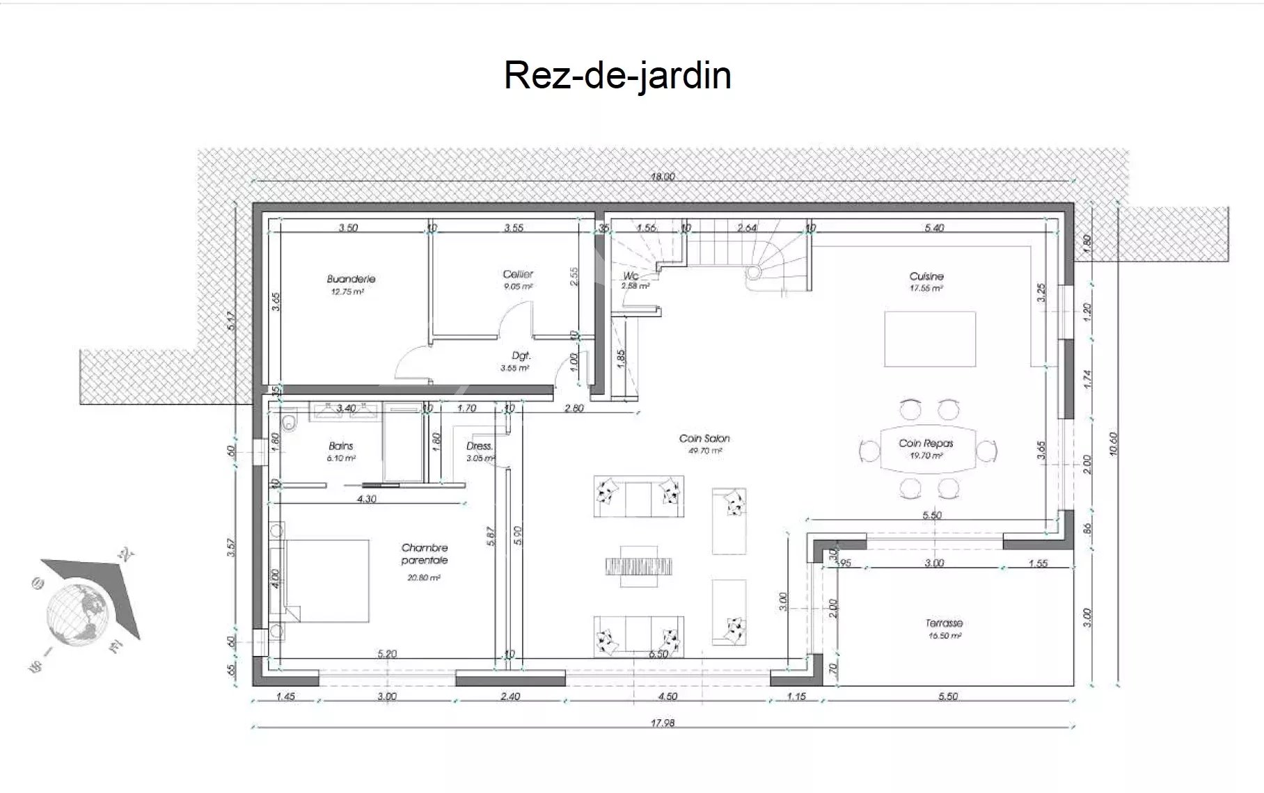 New construction with sea view