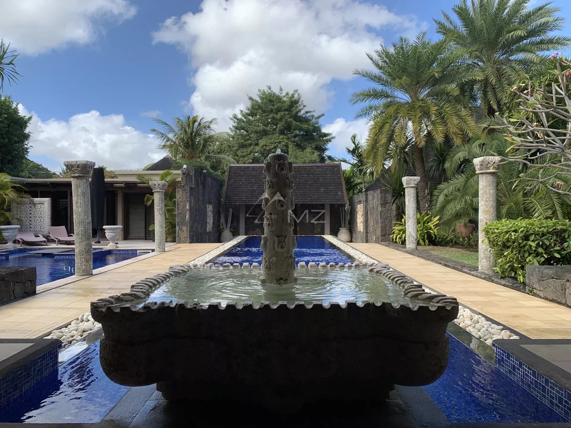 Mauritius - Sumptuous villa at Pointe aux canonniers