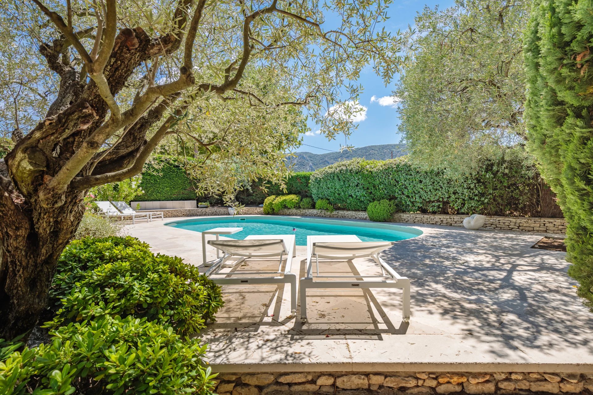 Luberon - Maison en pierre de charme avec piscine