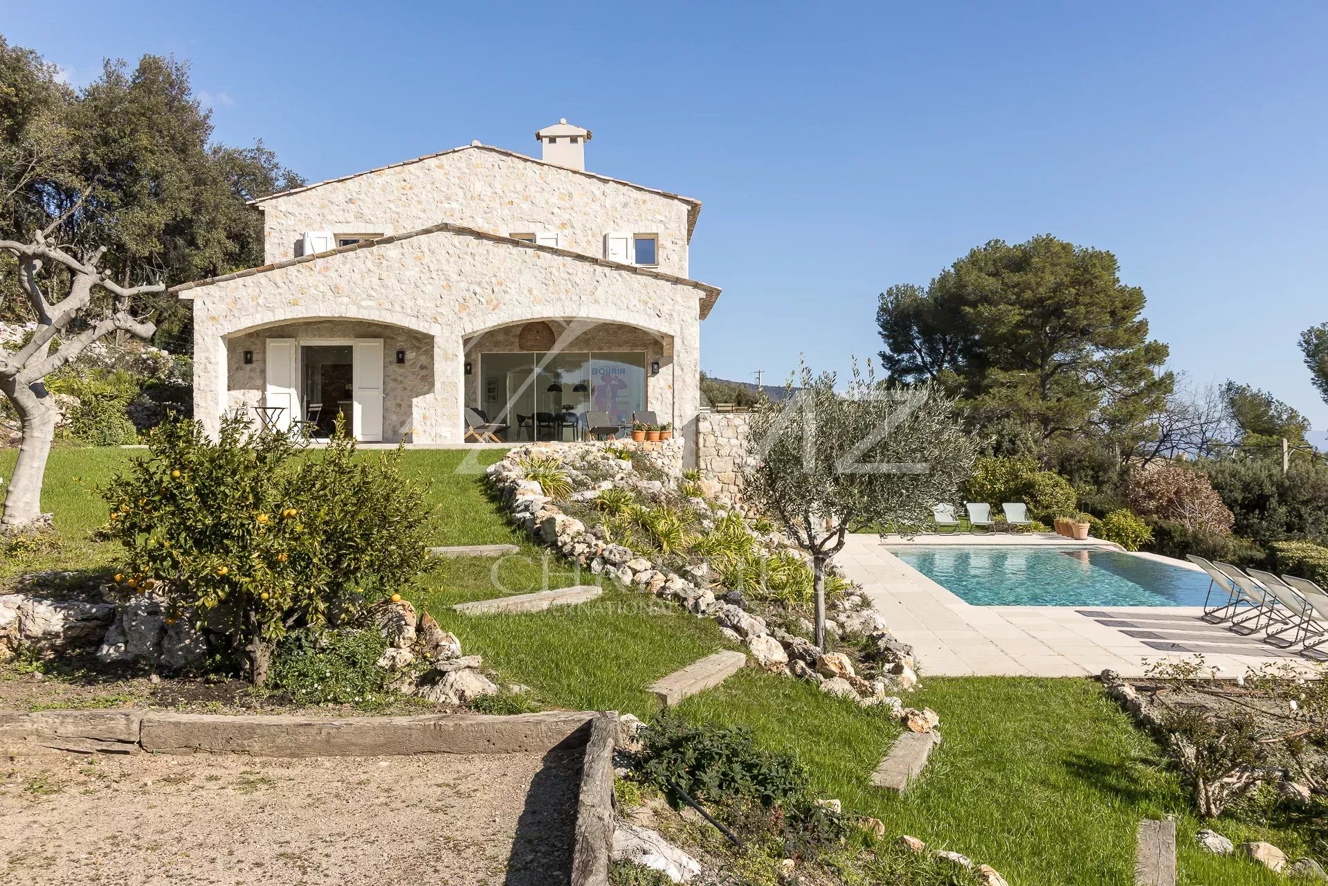 Tourrettes sur Loup - Provenzalisches Landhaus mit Meerblick