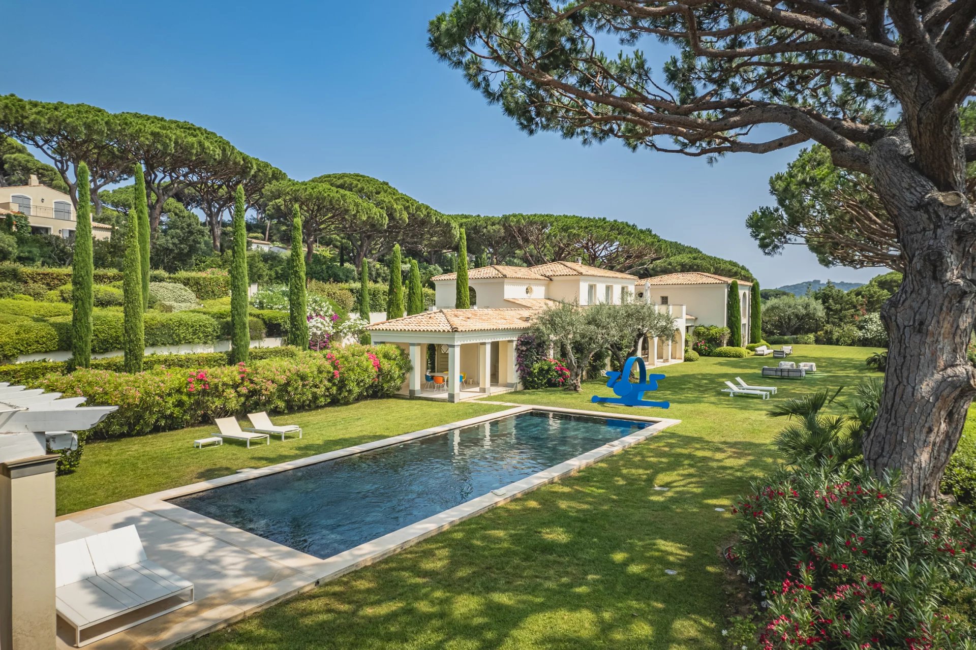 Saint-Tropez - Les Parcs - Magnifique propriété vue mer