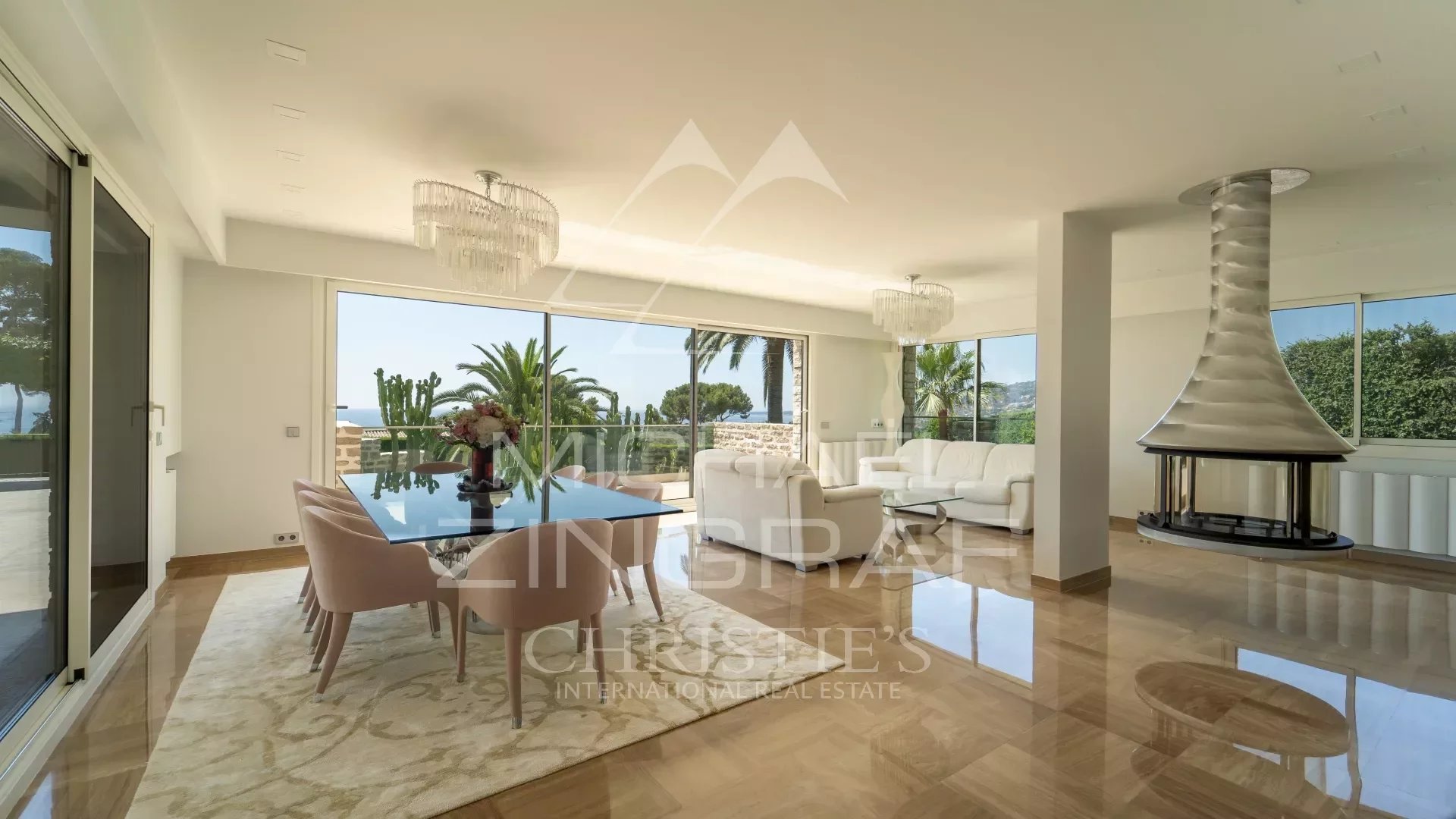 Contemporary Property  panoramic Sea view in Prestigious Estate.