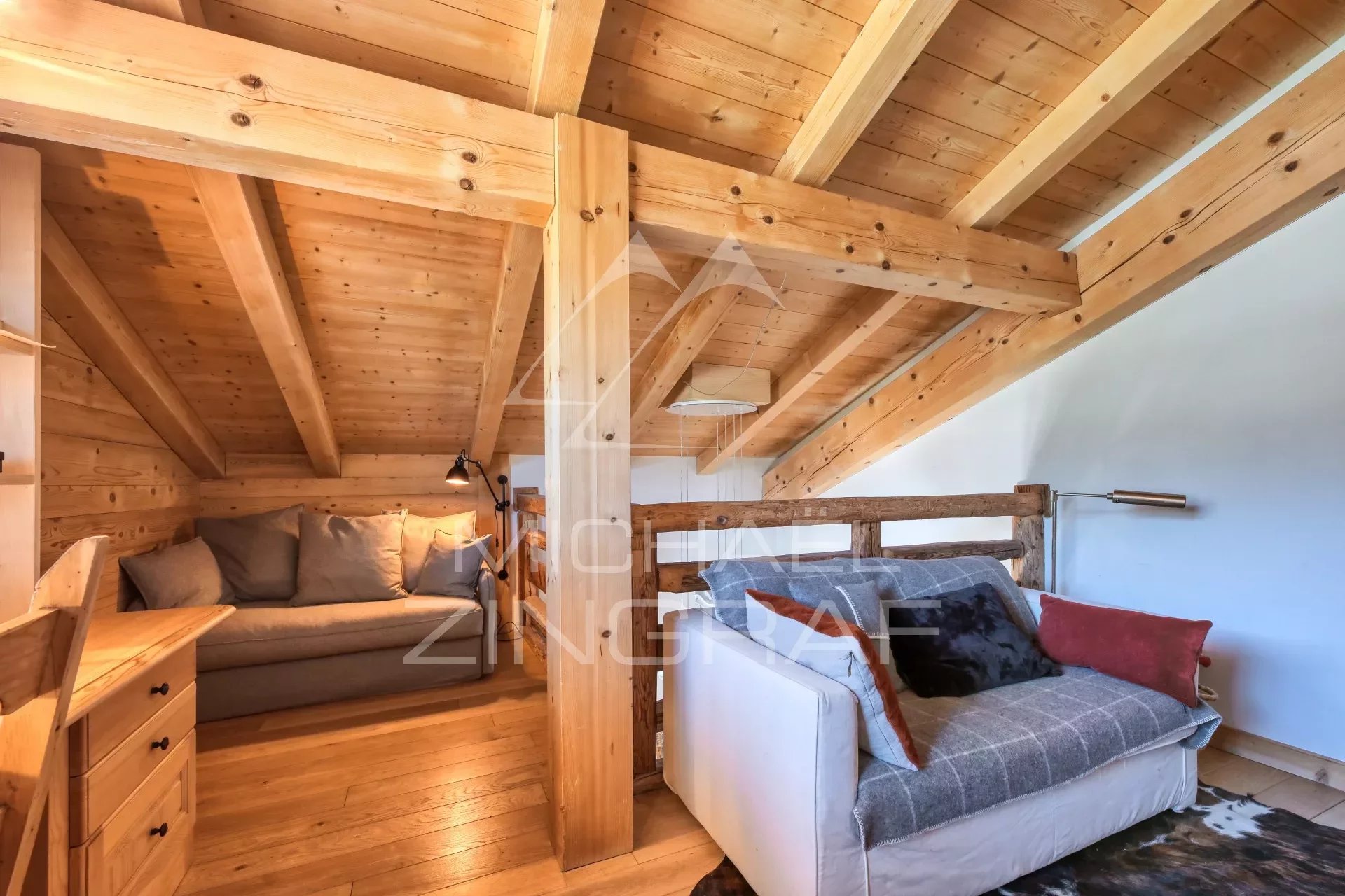 Demi-Quartier - Traditional "coup de coeur" chalet with panoramic Mont Blanc views