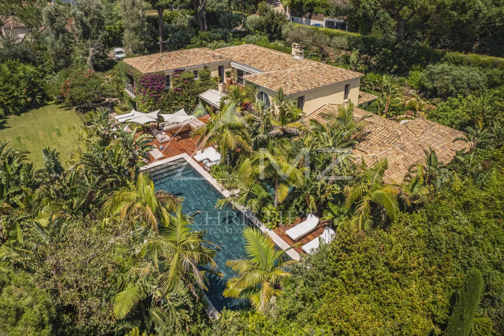 Saint-Tropez - Les parcs - Magnifique propriété avec vue sur la mer