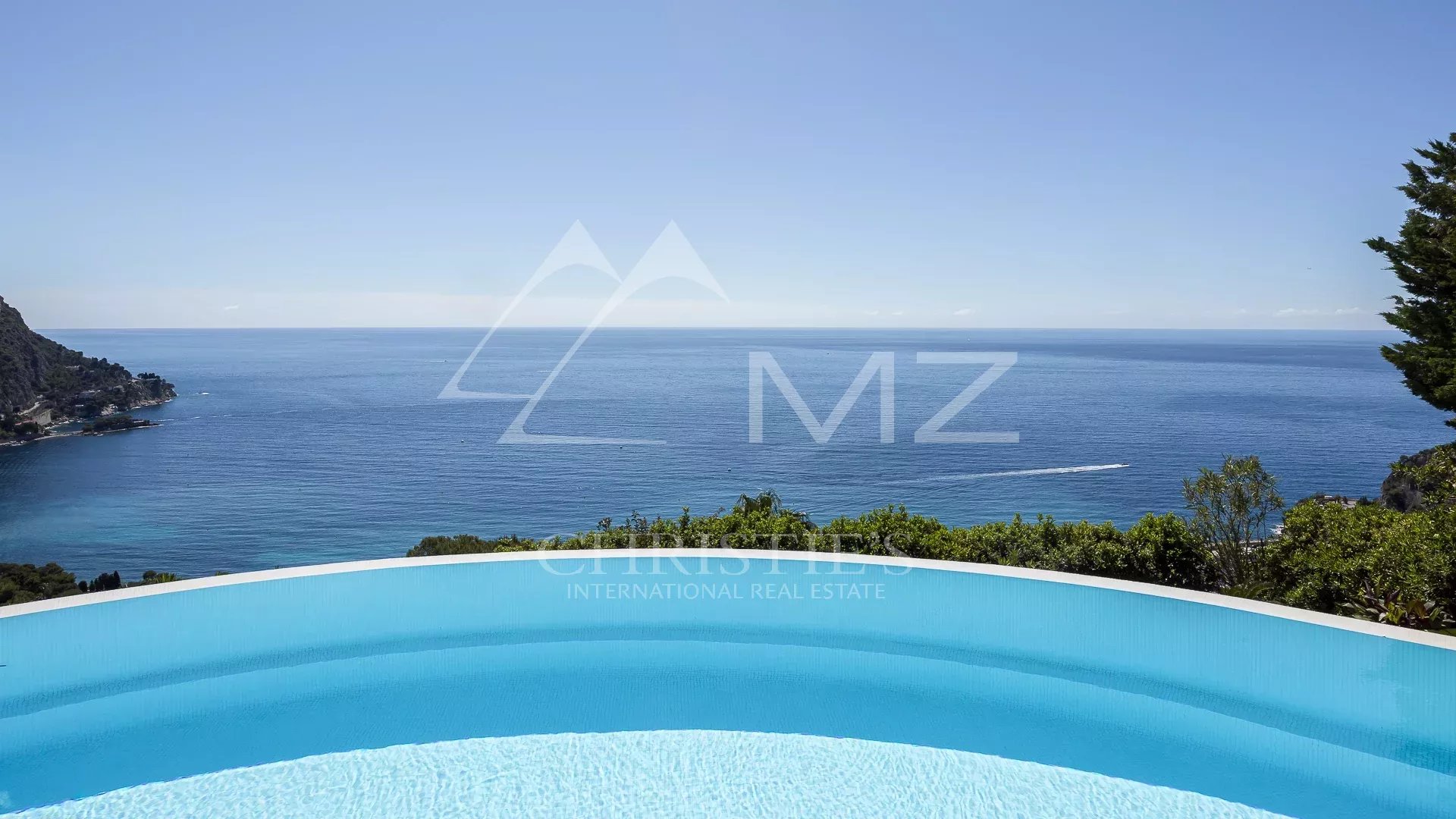 Èze - Splendide villa contemporaine avec vue mer panoramique