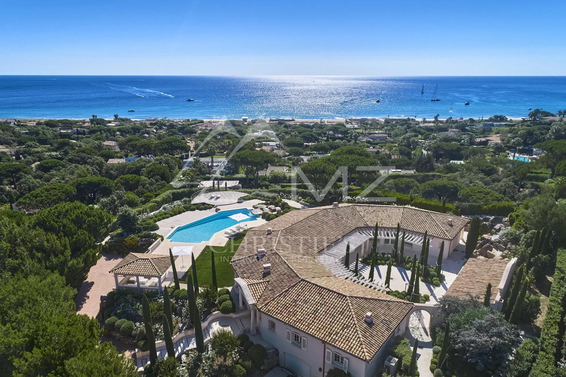 Ramatuelle - Panoramic view on Pampelonne Beach