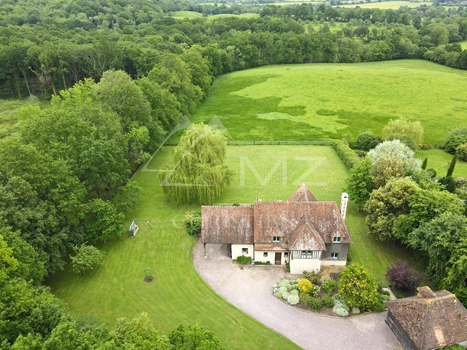 Maison normande avec vue panoramique