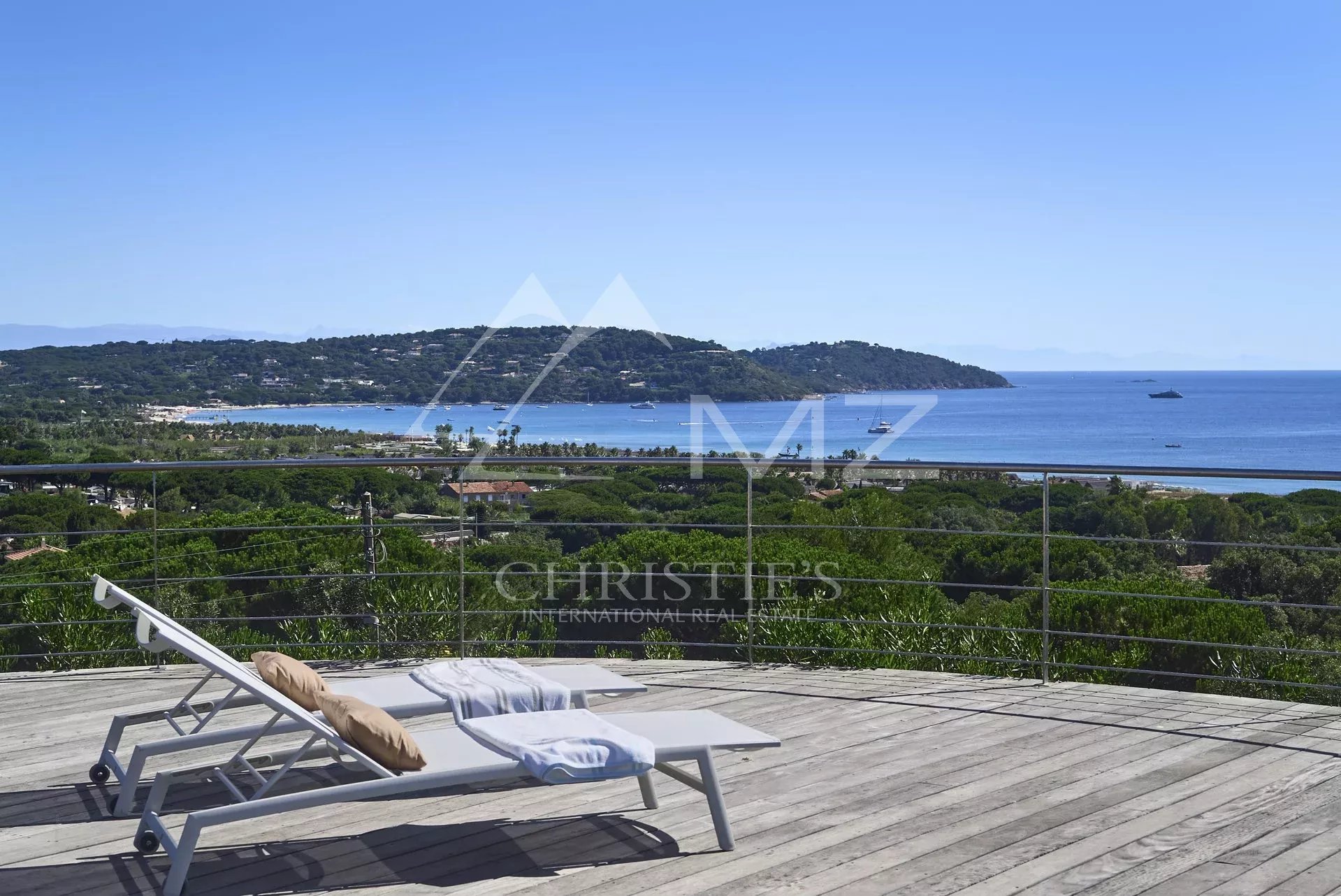 Ramatuelle - Panoramic view on Pampelonne Beach