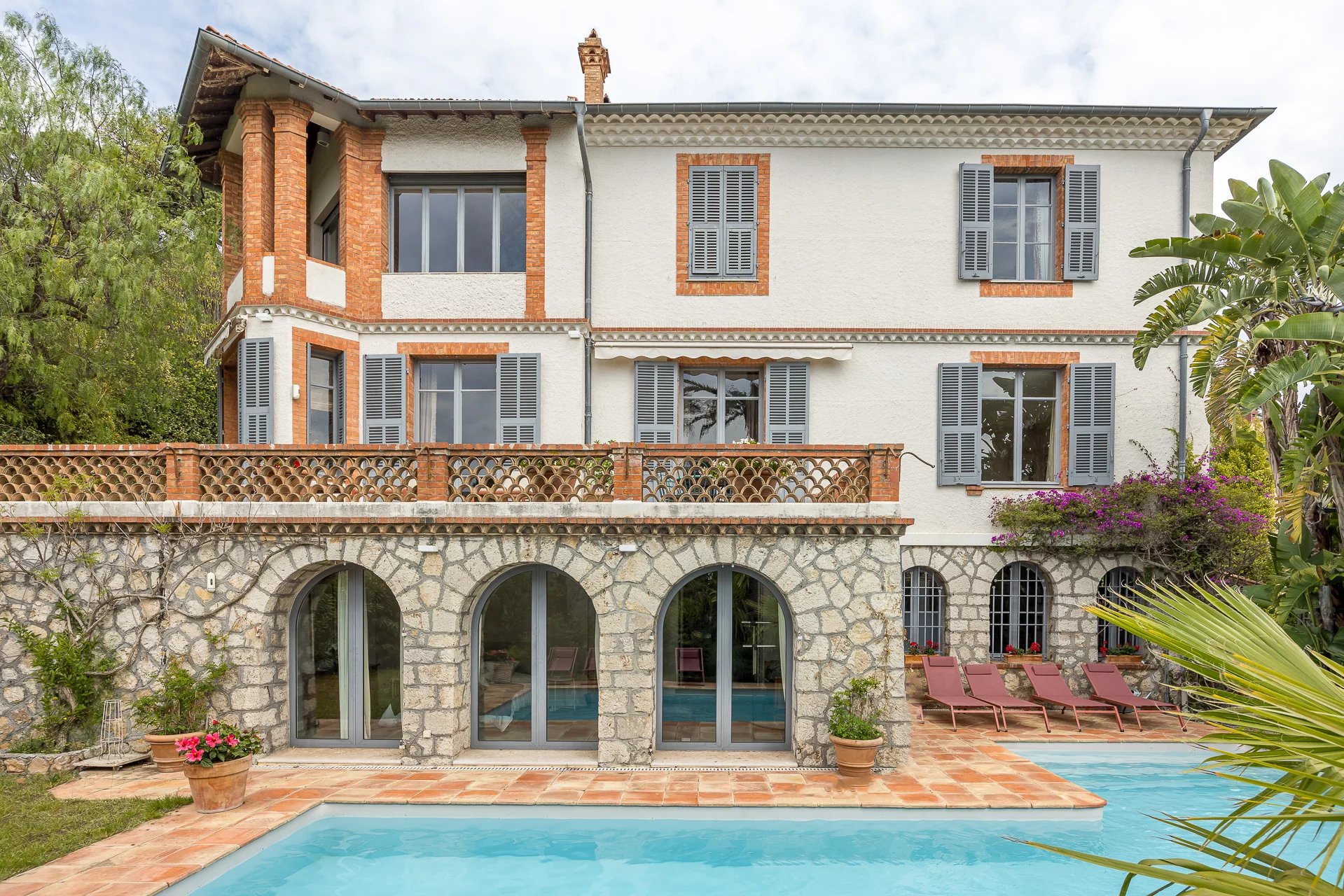 Cannes  - Villa Belle Époque - vue mer