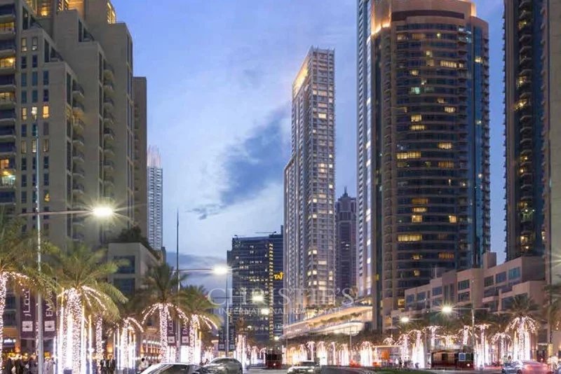 High Floor with Burj and Dubai Opera Views | 3 Bed