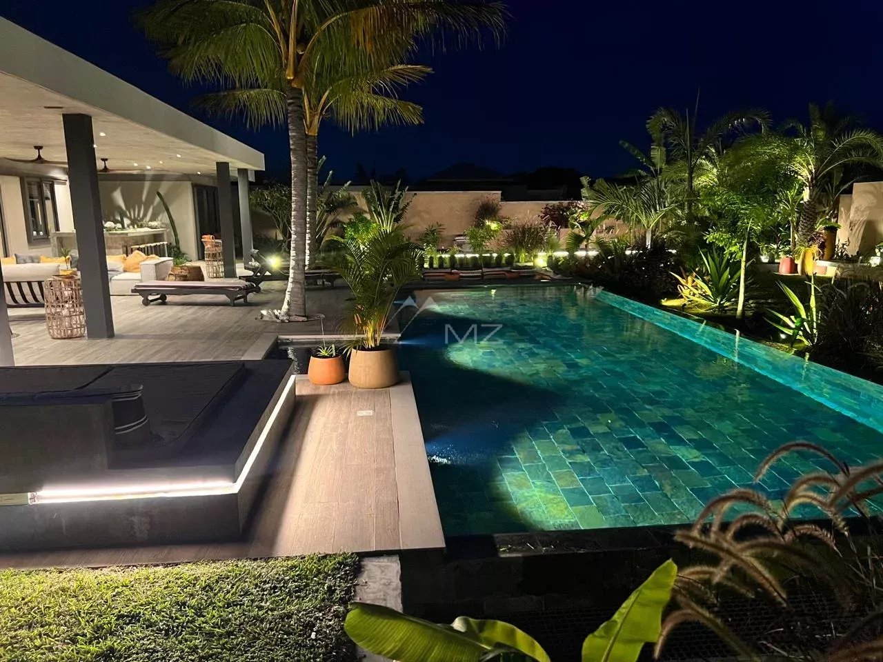 Architect's villa in the north of Mauritius