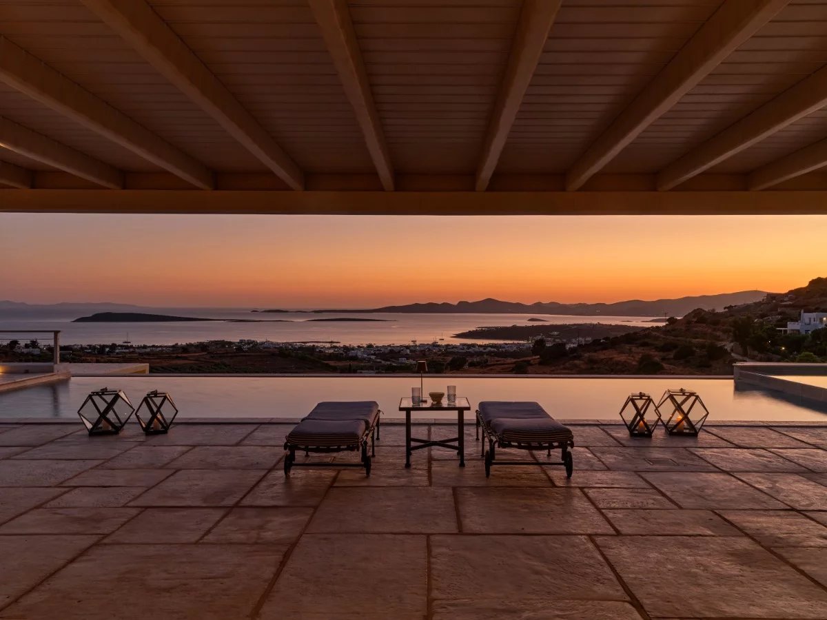 Villa premium près d'Alyki avec vue imprenable sur la mer et Antiparos