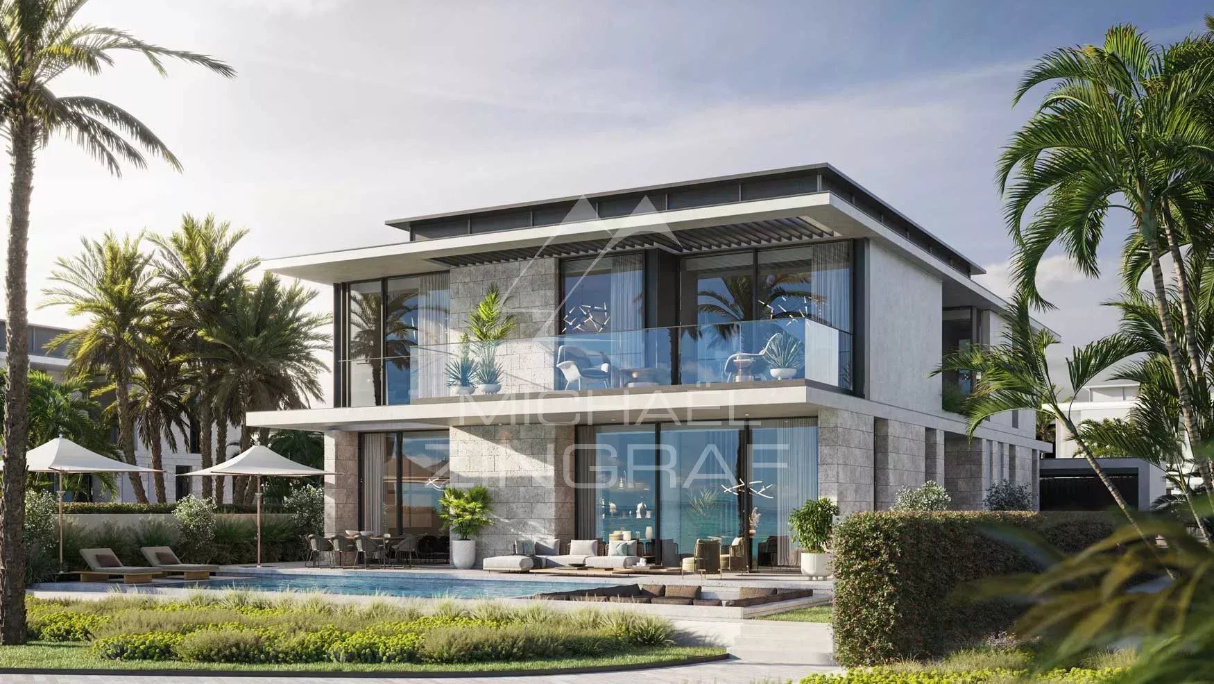 Waterfont villas in Dubai