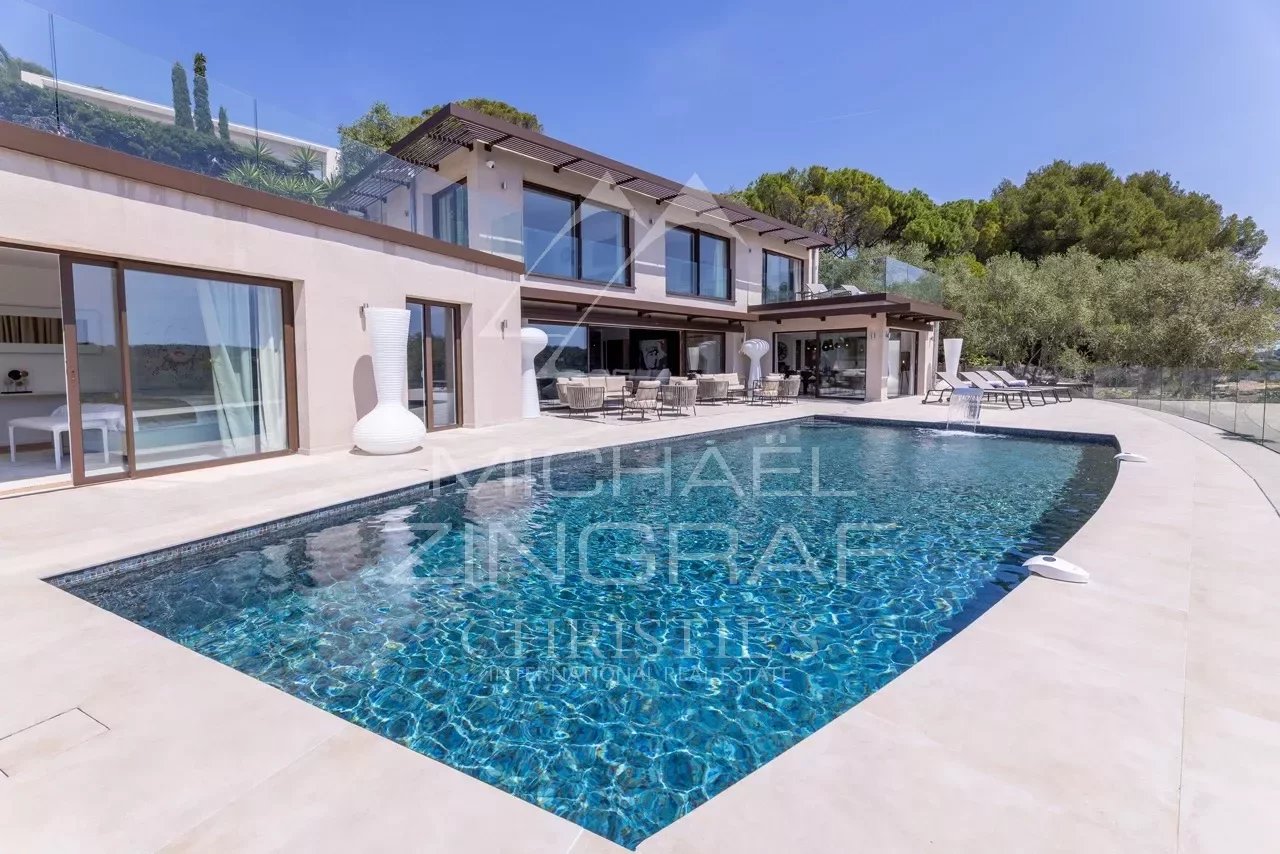 Mougins - Villa contemporaine avec vue panoramique mer - 7 chambres