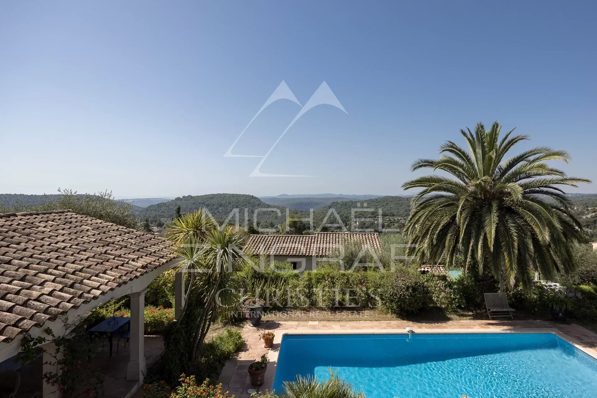 Tourrettes-sur-Loup - Villa provençale avec vue mer