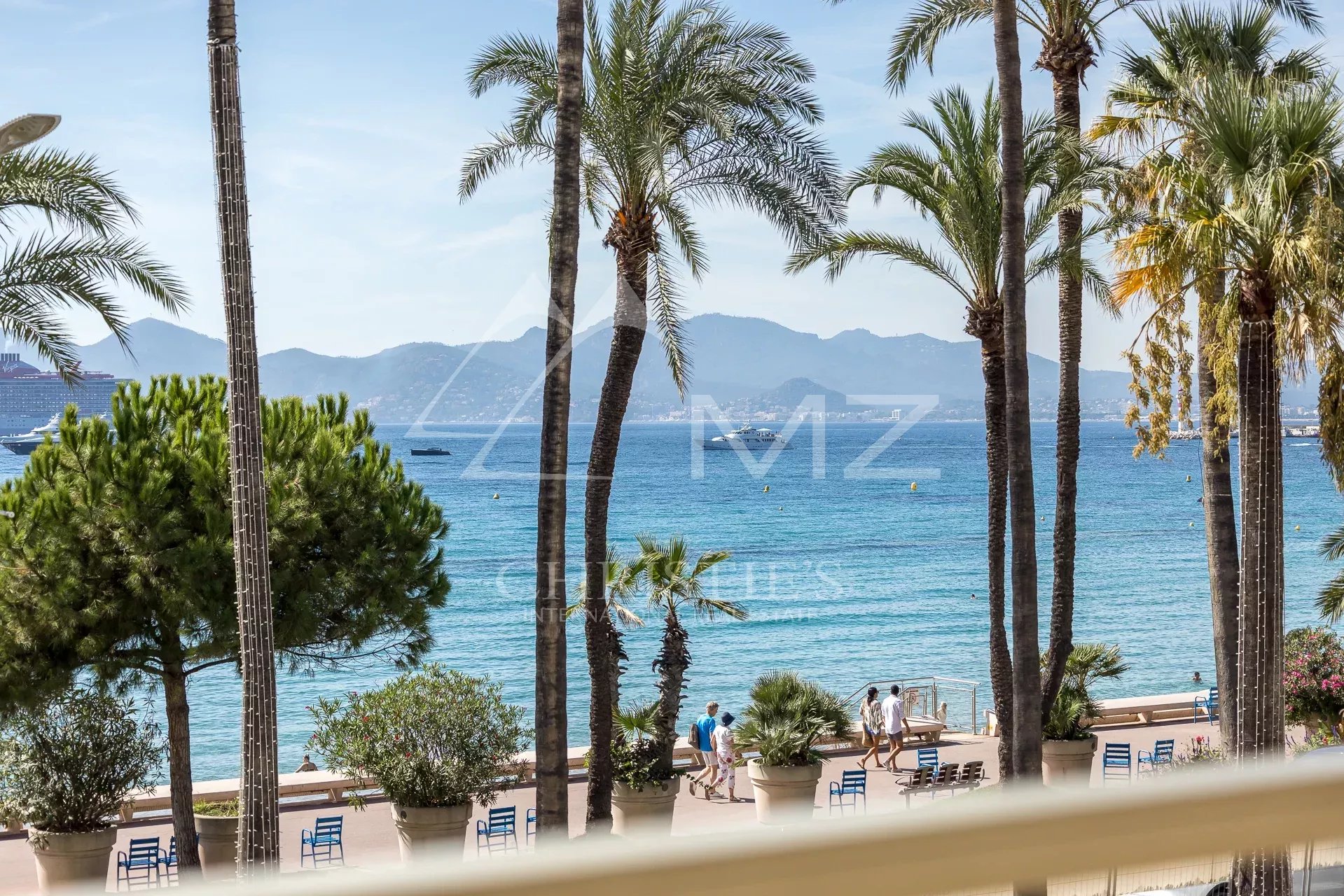 4 Pièces Cannes Croisette Vue mer panoramique