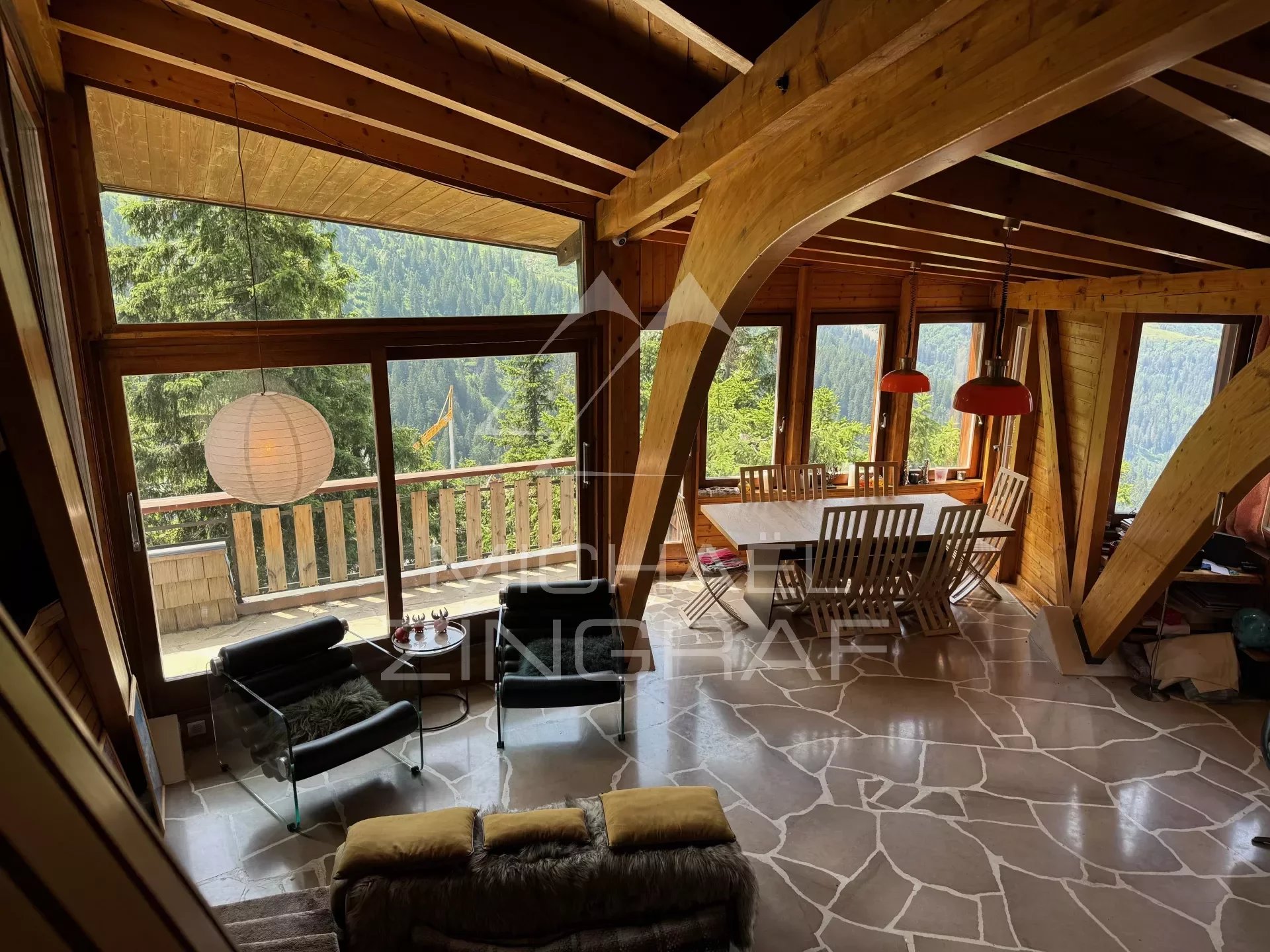 Iconic and outstanding unoverlooked chalet Avoriaz - Skis in/out - Panoramic view