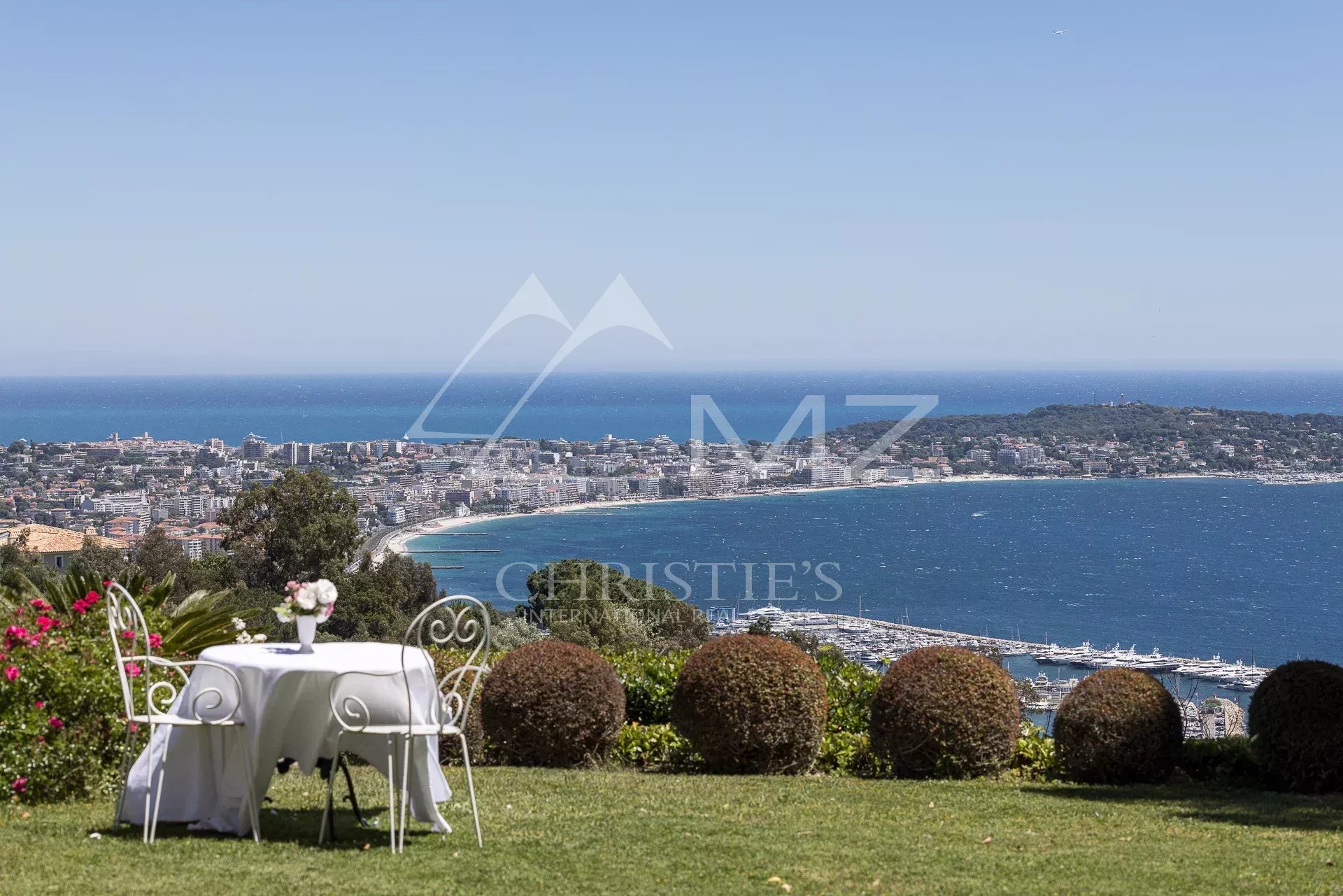 Super-Cannes - Vue panoramique mer - Superbe propriété de charme