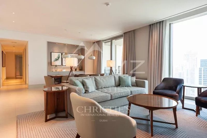 Burj Khalifa View|Fully Furnished|3 bed plus maids