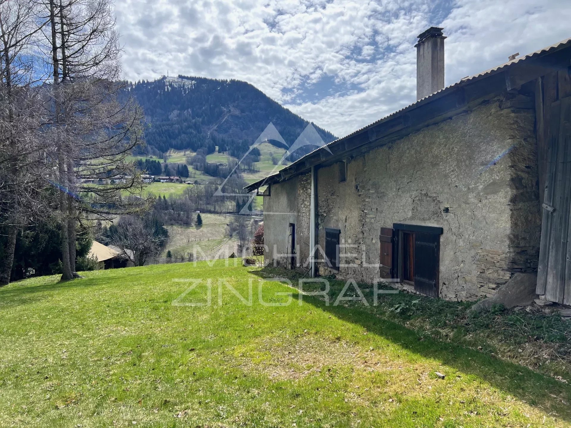 Old farmhouse - Panoramic view of Mont Blanc - Potential for renovation / conversion