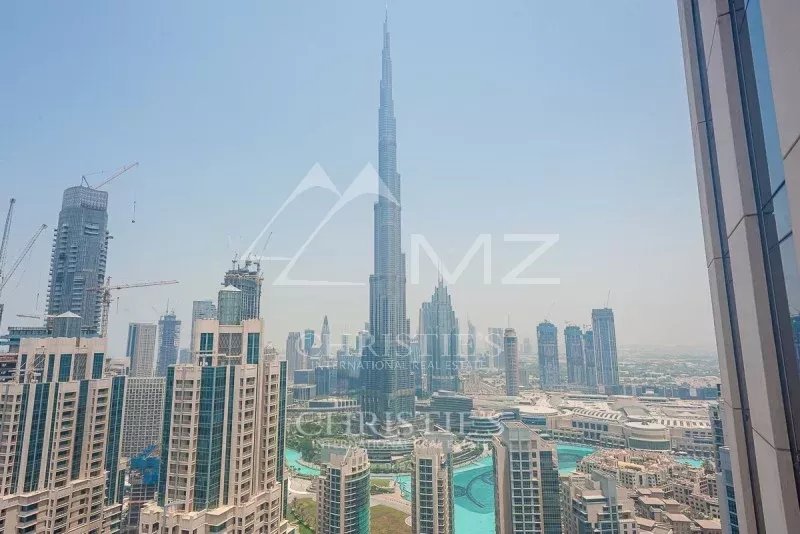 Burj Khalifa View|Fully Furnished|3 bed plus maids