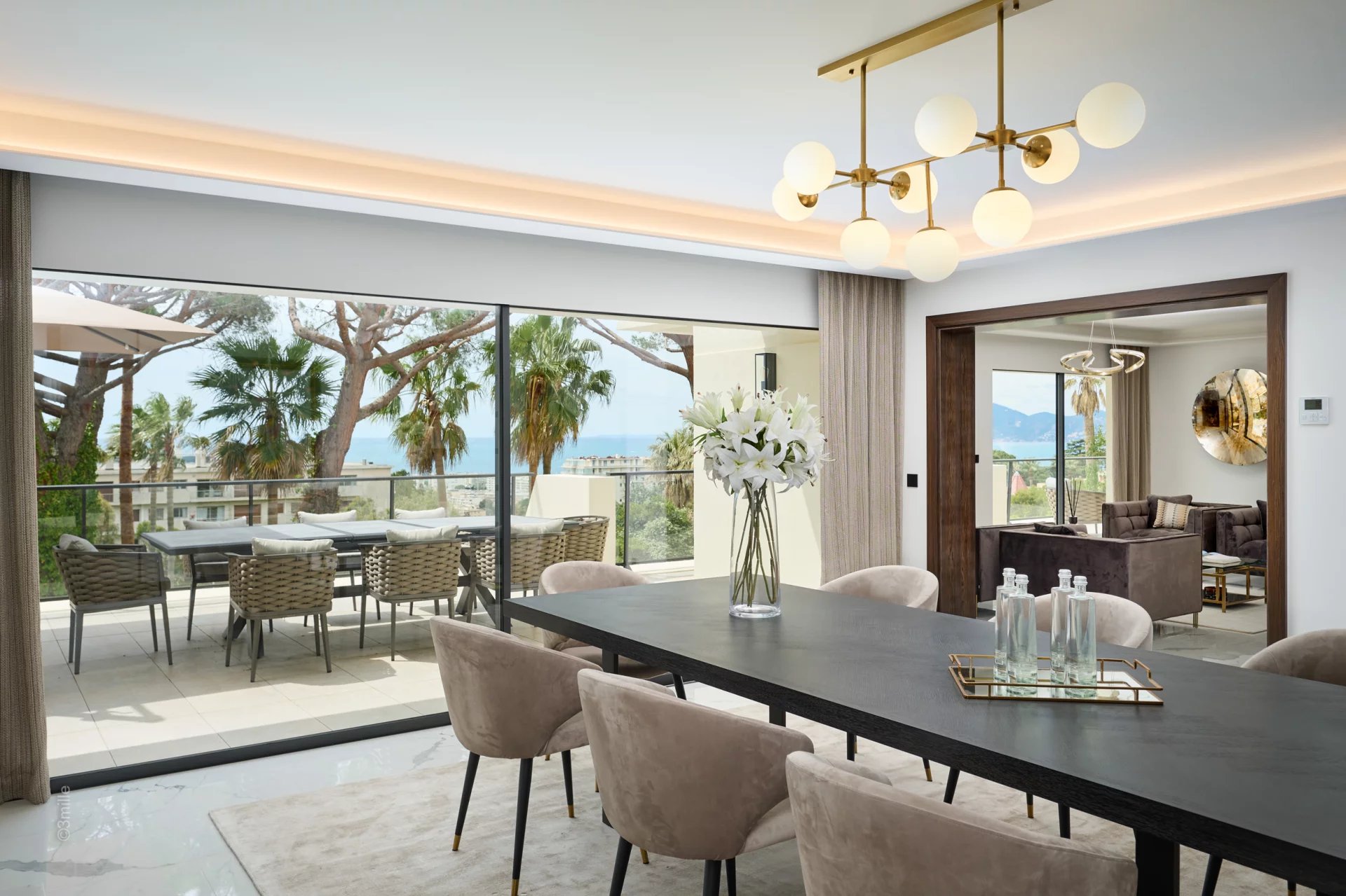 Cannes - Californie - Penthouse d'exception au sein d'une résidence moderne de prestige