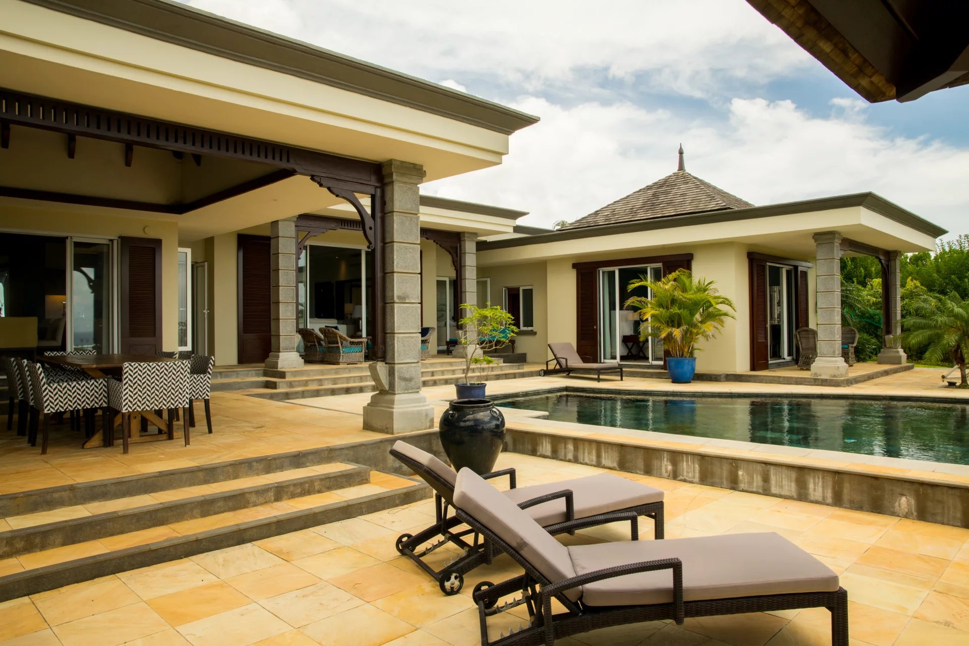 Mauritius - Villa im Herzen eines Golfresorts -Berautifuls Schatten