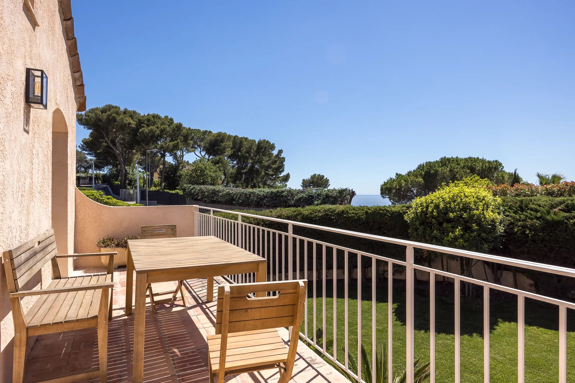 Hauteurs de Cannes - Maison de famille - Vue panoramique mer et jardin