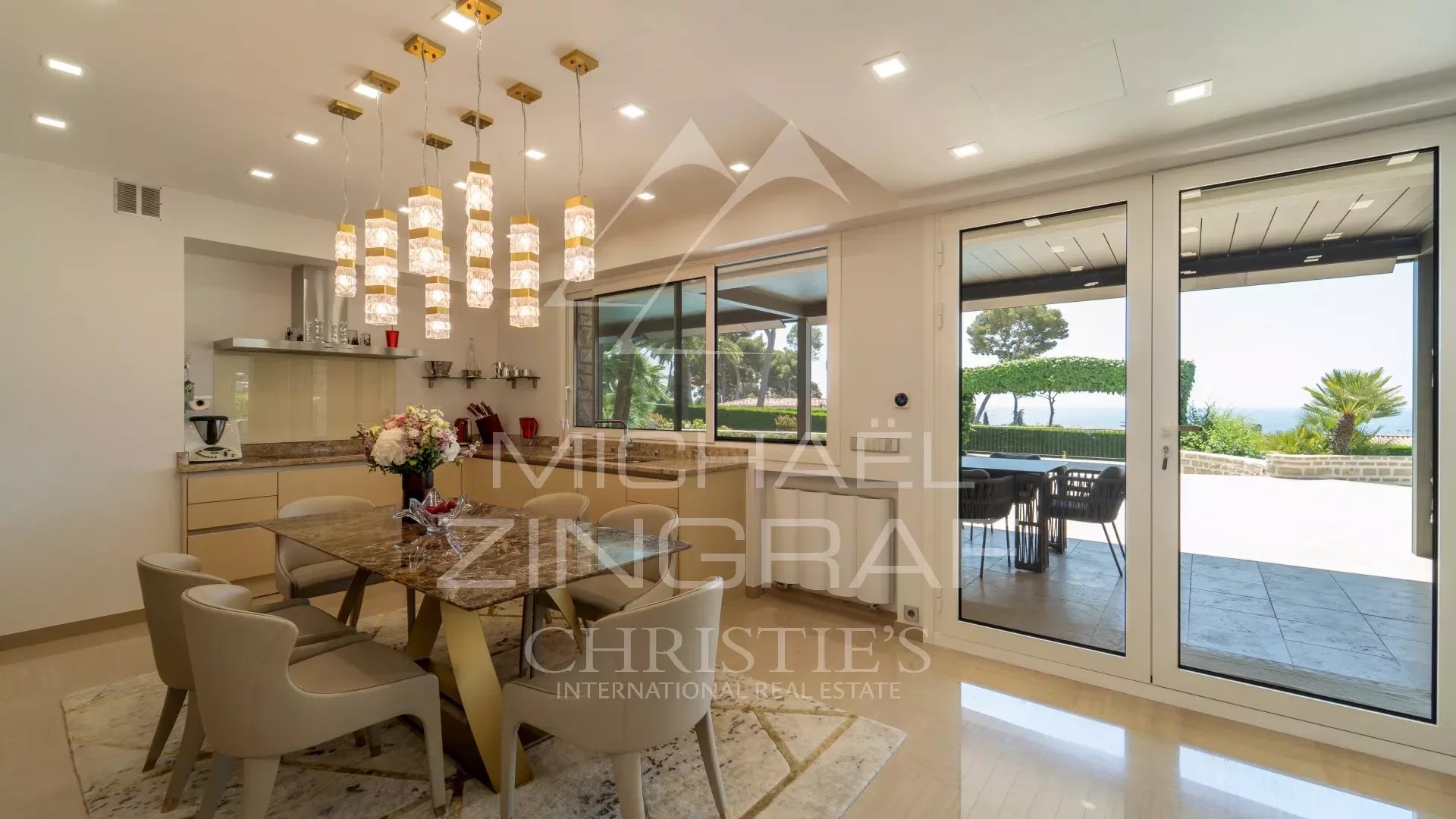 Contemporary Property  panoramic Sea view in Prestigious Estate.