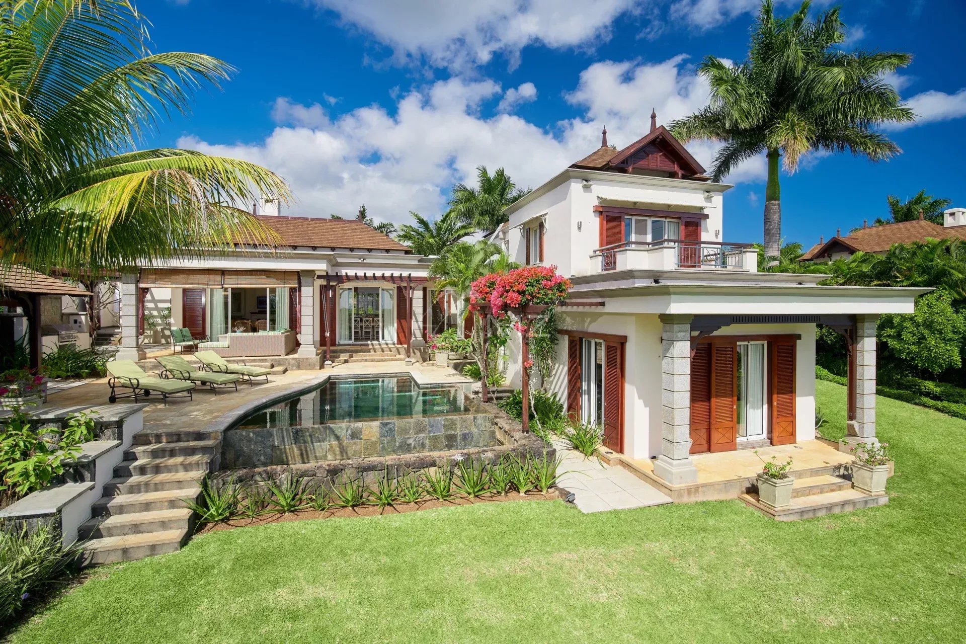 Mauritius - Villa am Golfplatz mit Meerblick - Bel Ombre