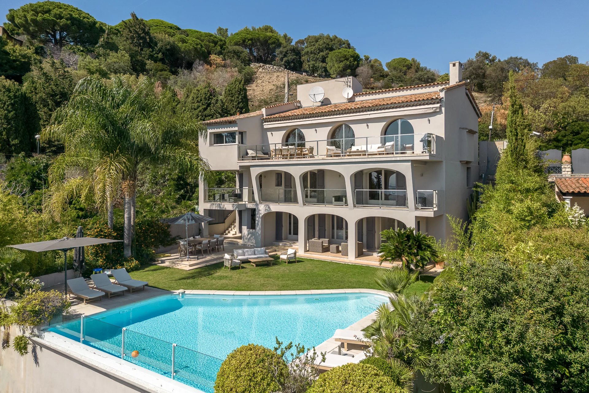 Cannes Californie - Villa contemporaine - Vue mer