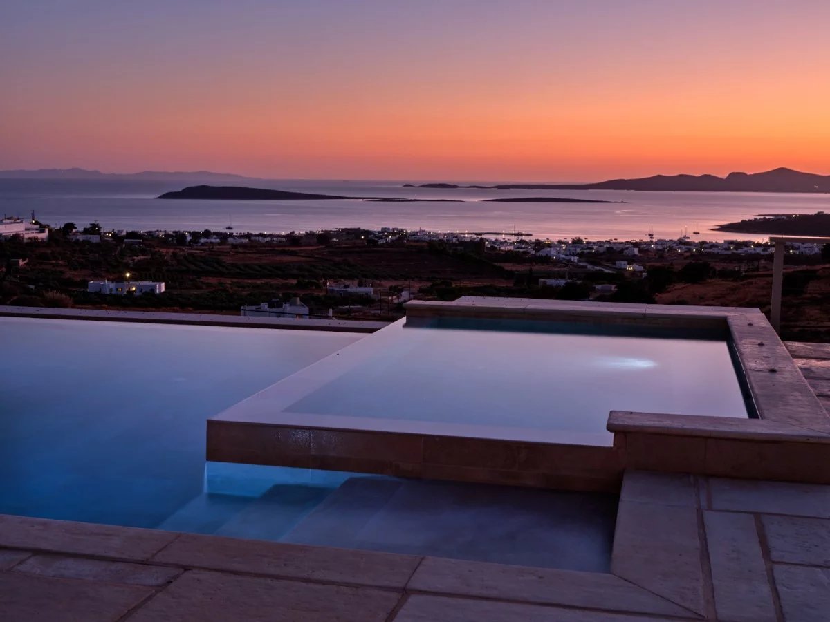 Villa premium près d'Alyki avec vue imprenable sur la mer et Antiparos