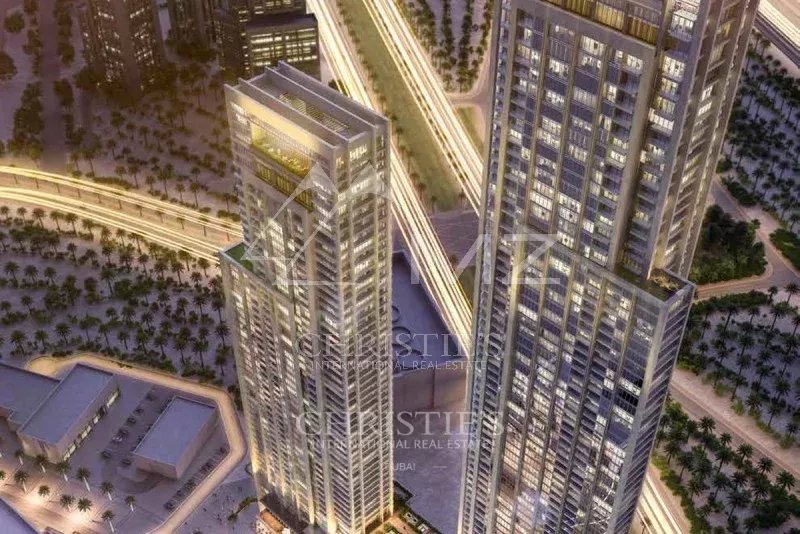 High Floor with Burj and Dubai Opera Views | 3 Bed