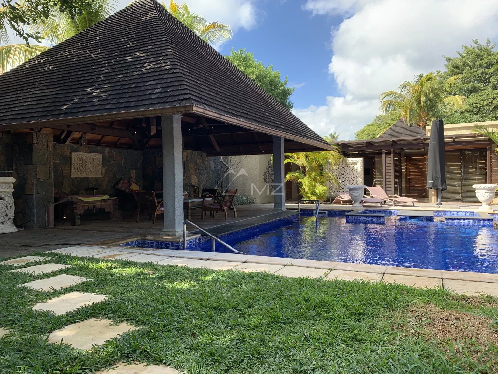 Mauritius - Sumptuous villa at Pointe aux canonniers