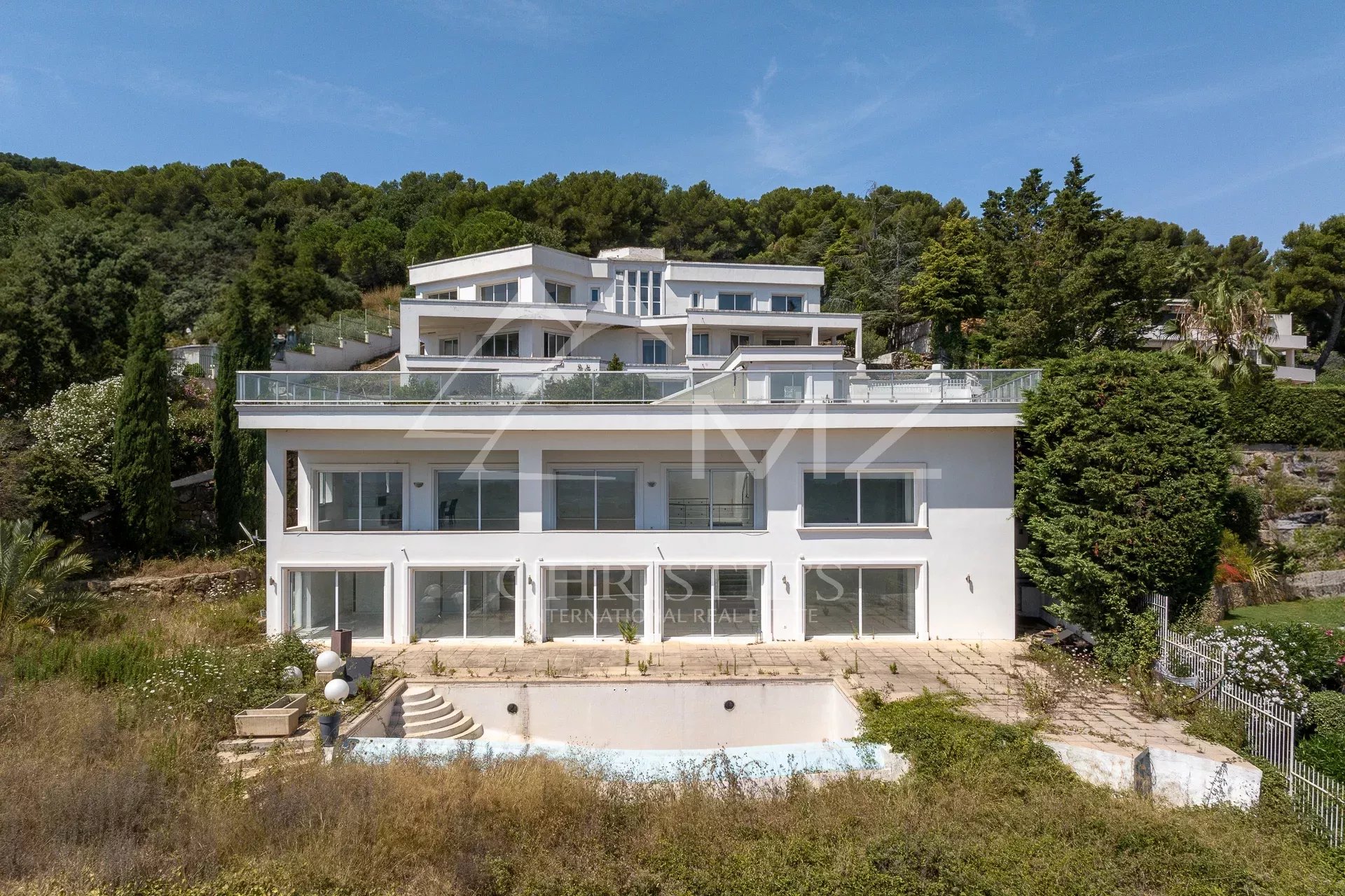 Vallauris - Two contemporary villas to finish - Panoramic sea view