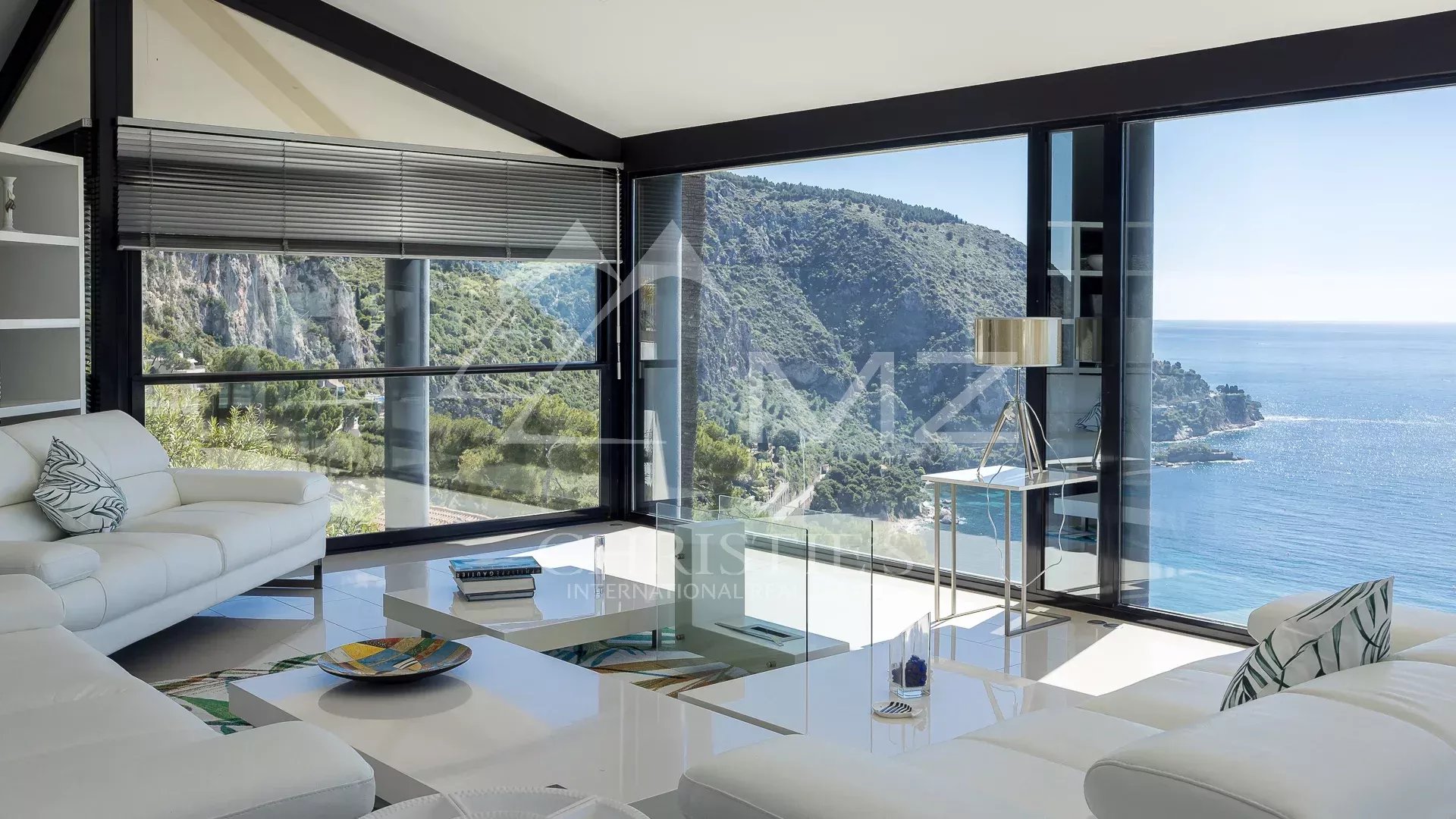 Èze - Splendide villa contemporaine avec vue mer panoramique