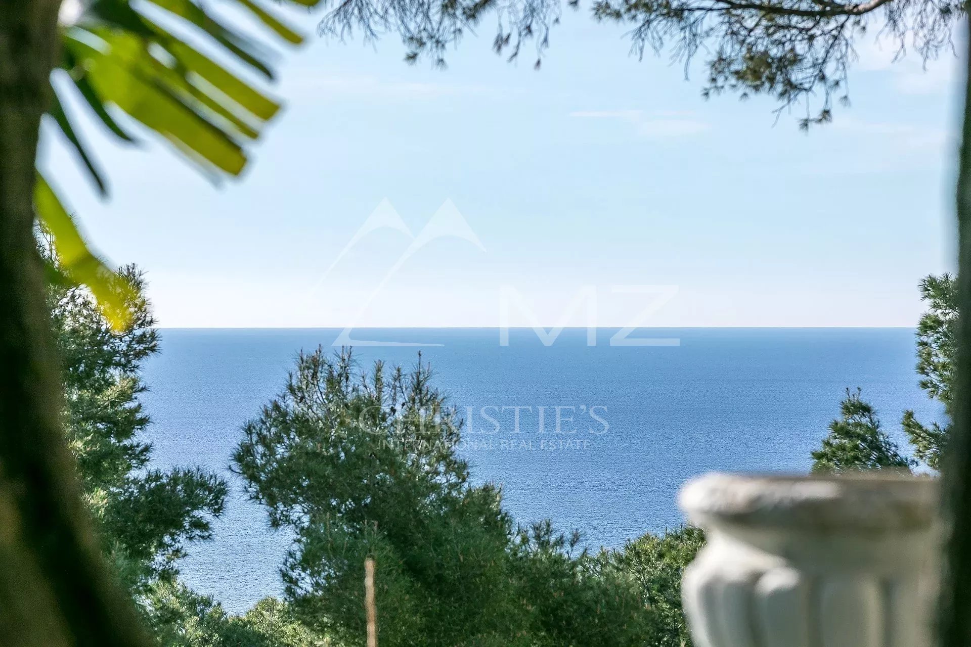 Cap d'Ail - Apartment with garden and splendid sea view