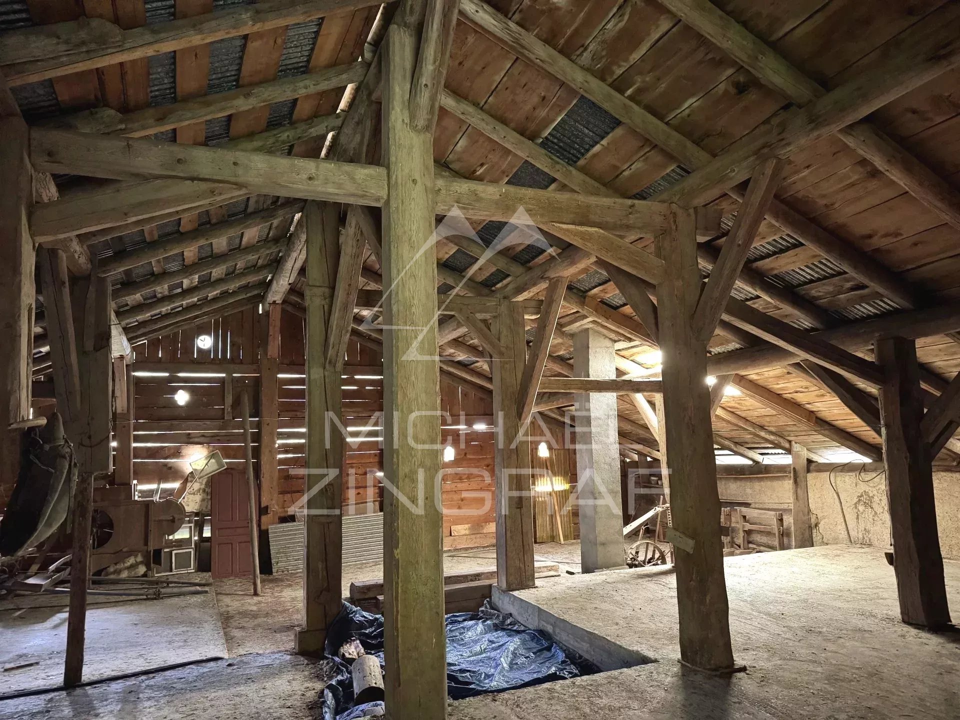 Ferme ancienne - Vue panoramique Mont Blanc - Potentiel de rénovation / transformation