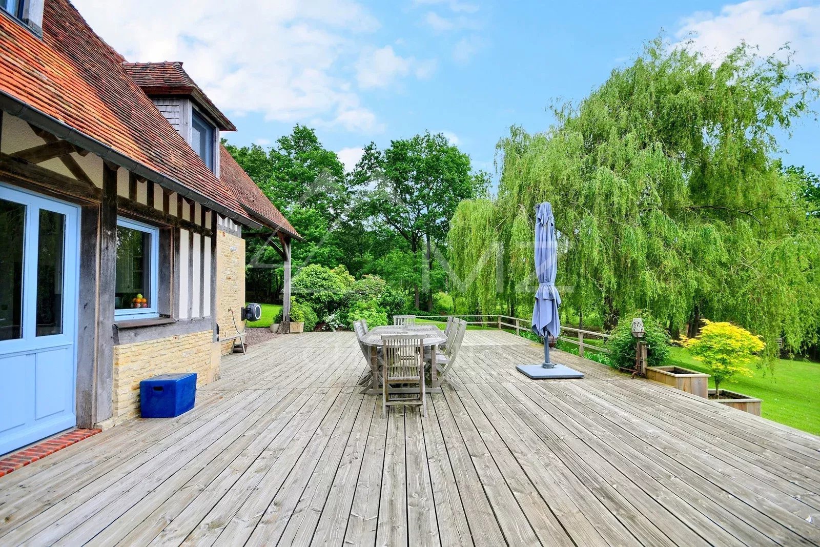 Maison normande avec vue panoramique