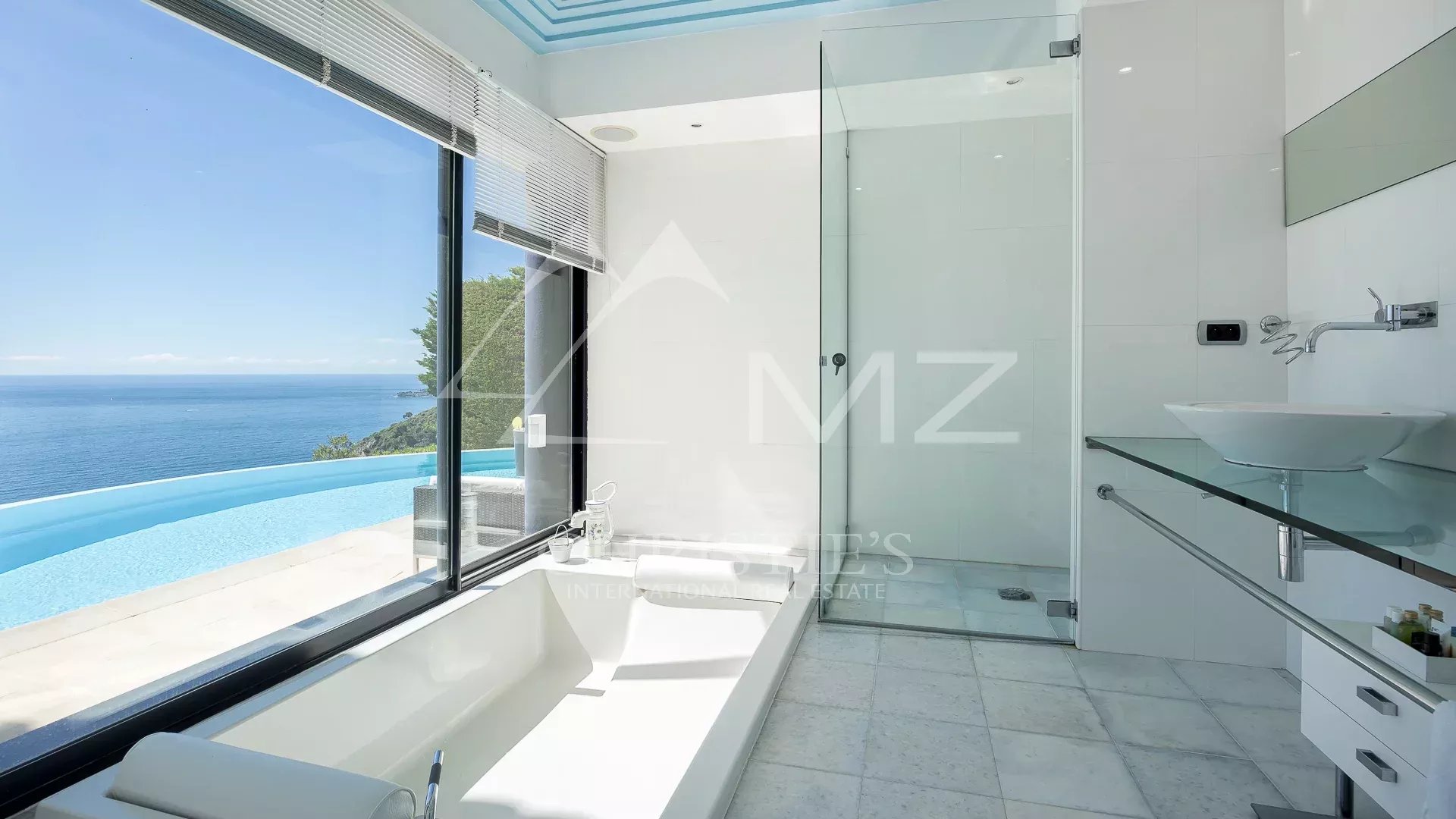 Èze - Splendide villa contemporaine avec vue mer panoramique