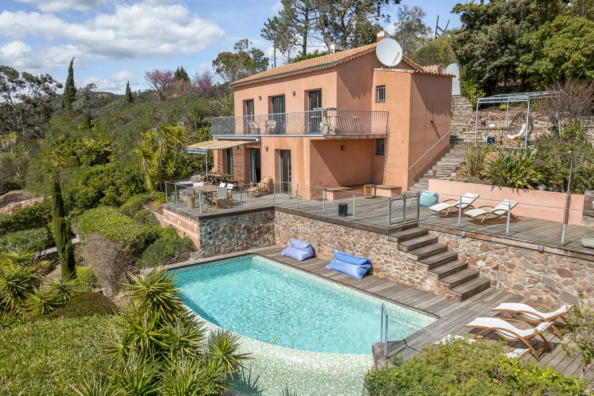 Nahe Cannes - Villa mit Meerblick