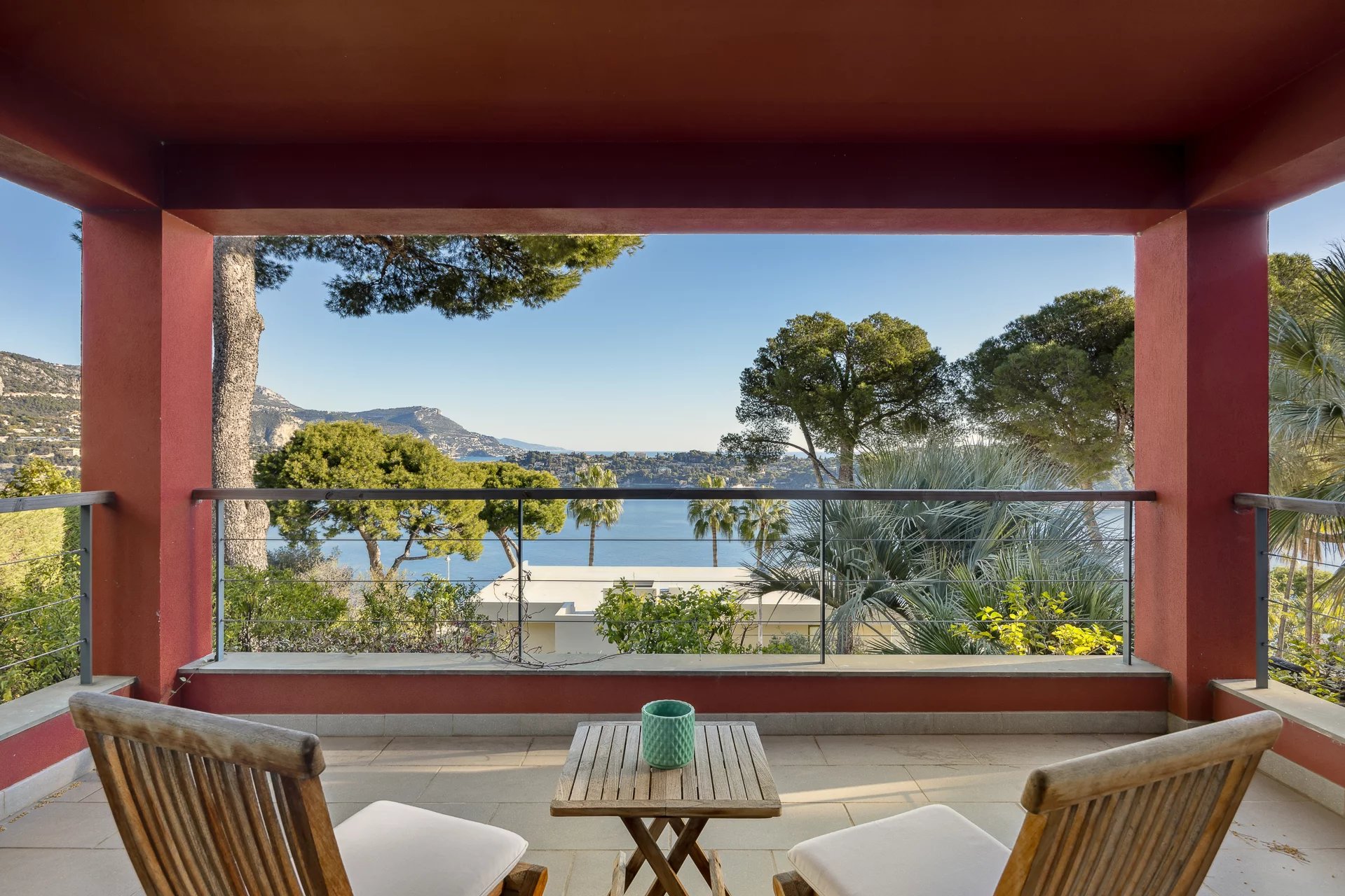 Villa contemporaine vue mer