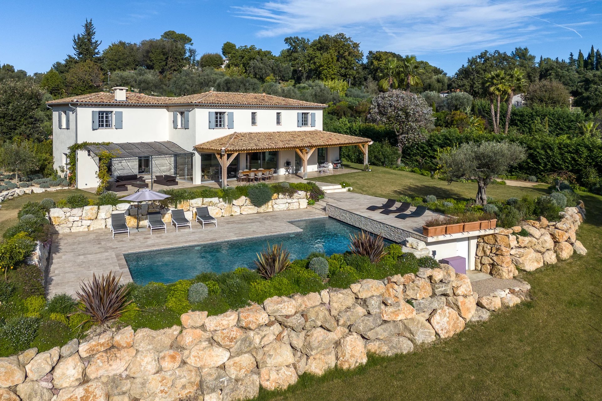 Modern Provencal House with Panoramic Sea View