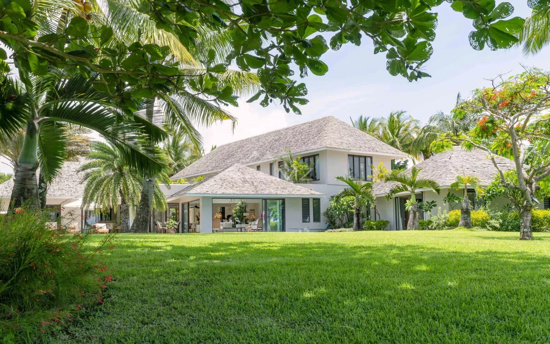 Ile Mauritius - Villa Füße im Wasser - Beau-Champ