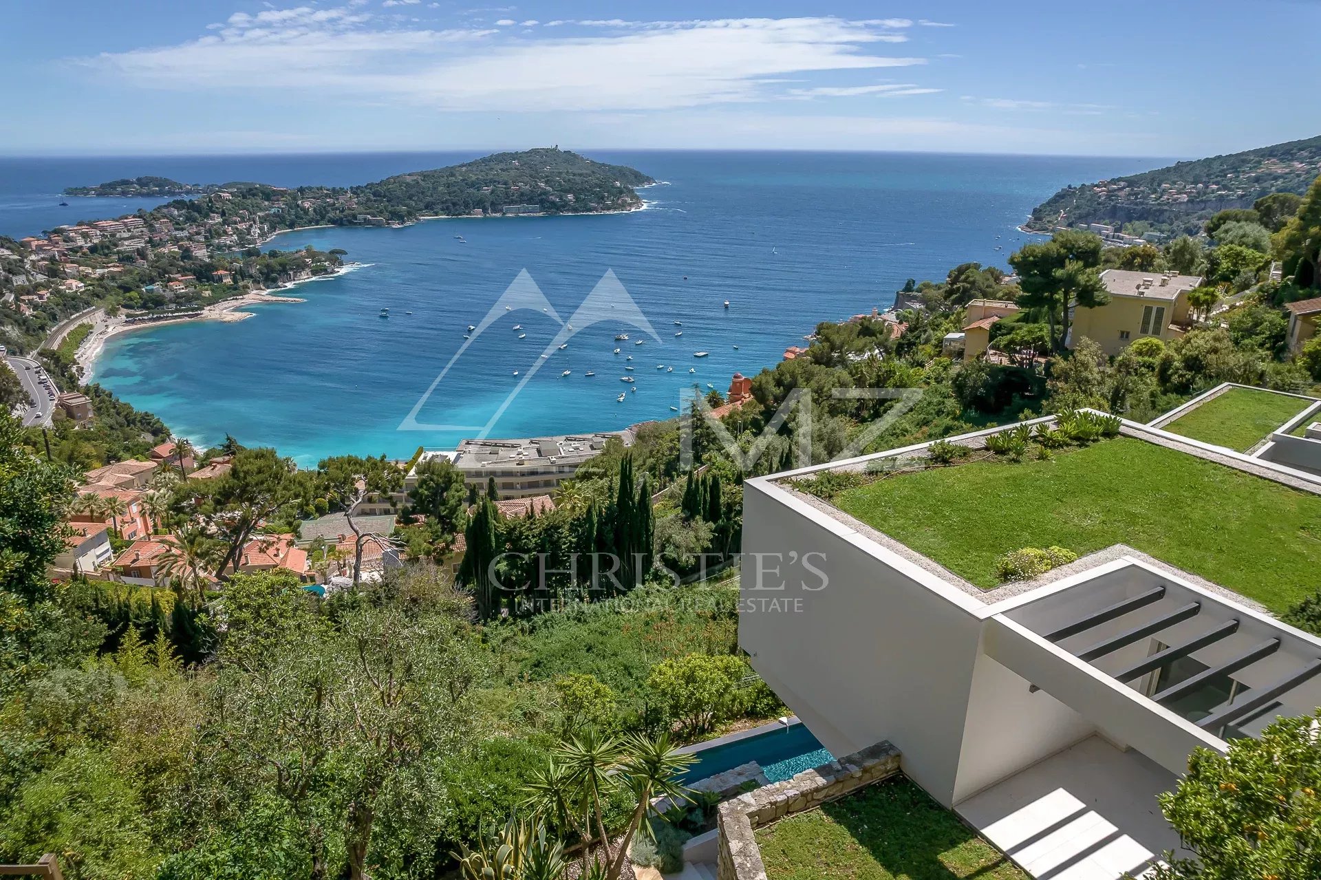 Villefranche sur Mer - Villa contemporaine luxueuse avec vue mer sur la baie