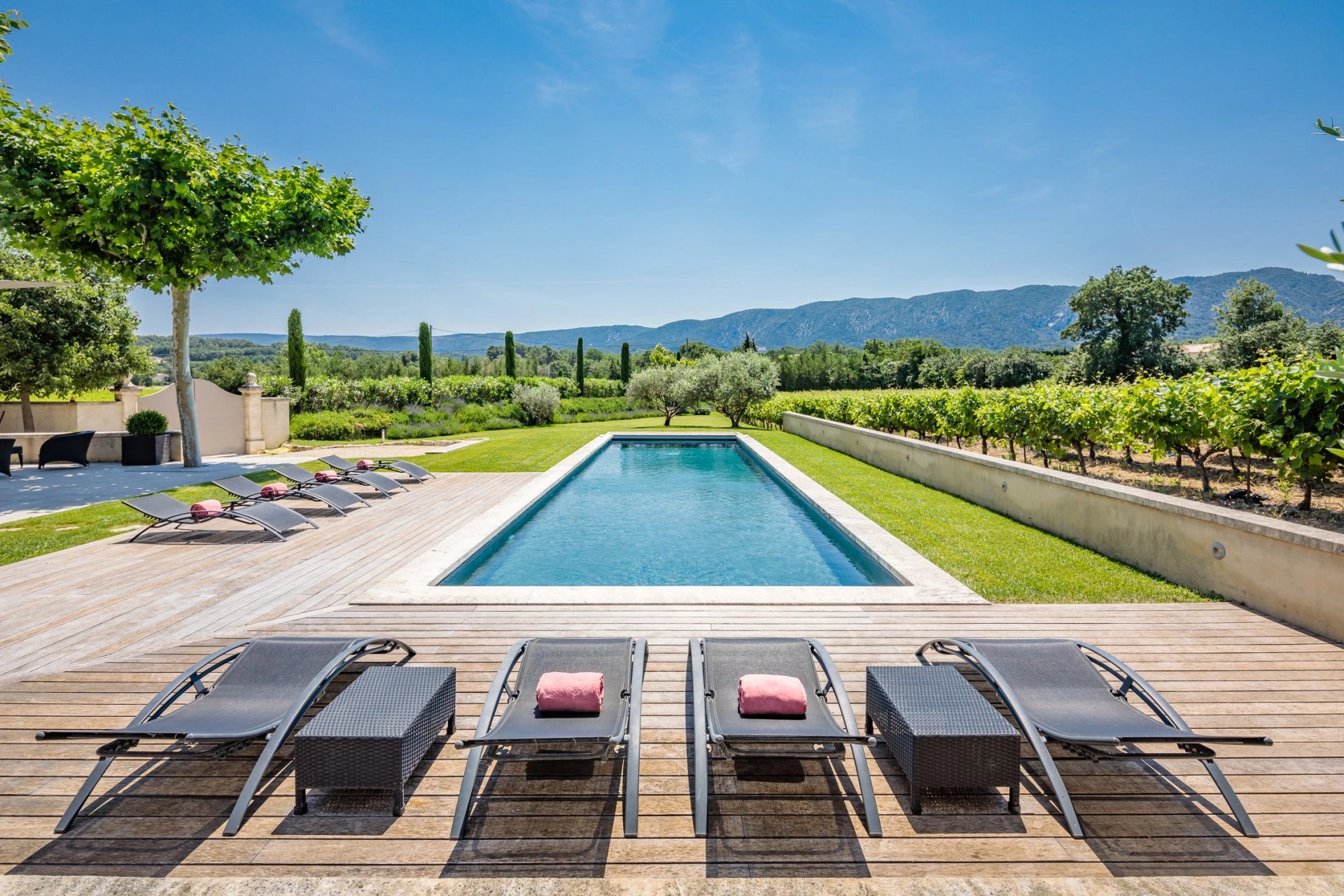 Luberon - Belle maison en pierres avec piscine