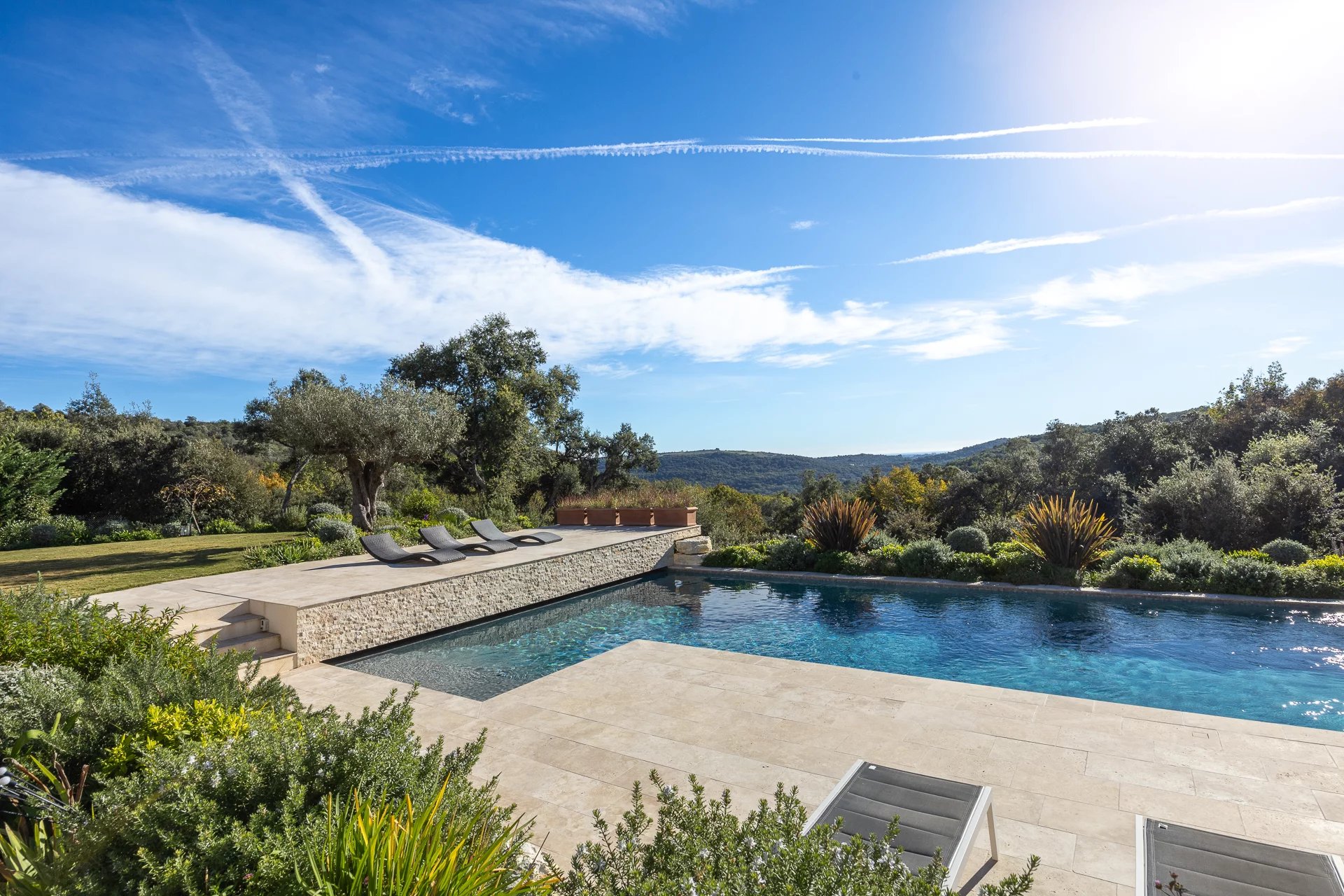 Modern Provencal House with Panoramic Sea View